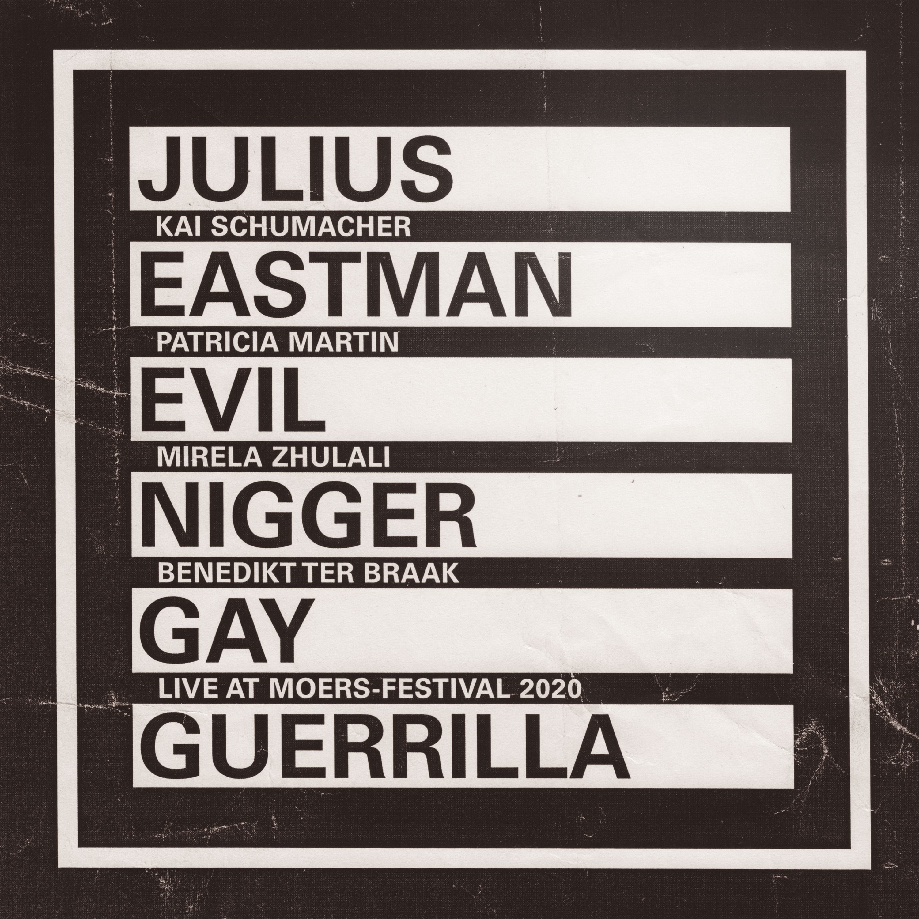 Eastman: Evil Nigger / Gay Guerrilla (Live) album cover