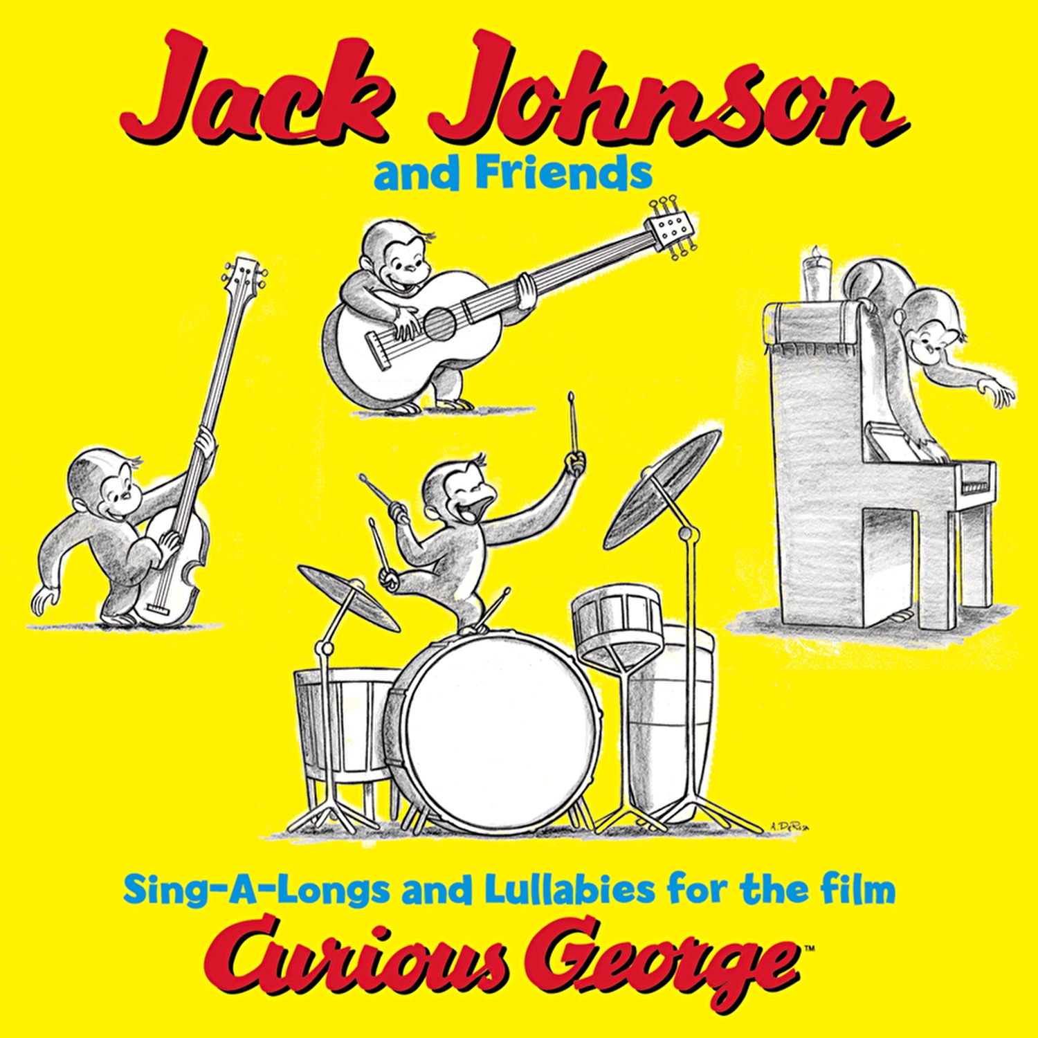 Jack Johnson and Friends: Sing-A-Longs and Lullabies for the Film Curious George album cover