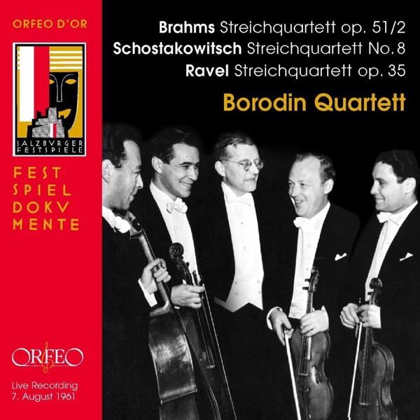 Brahms, Shostakovich & Ravel: String Quartets (Live) album cover