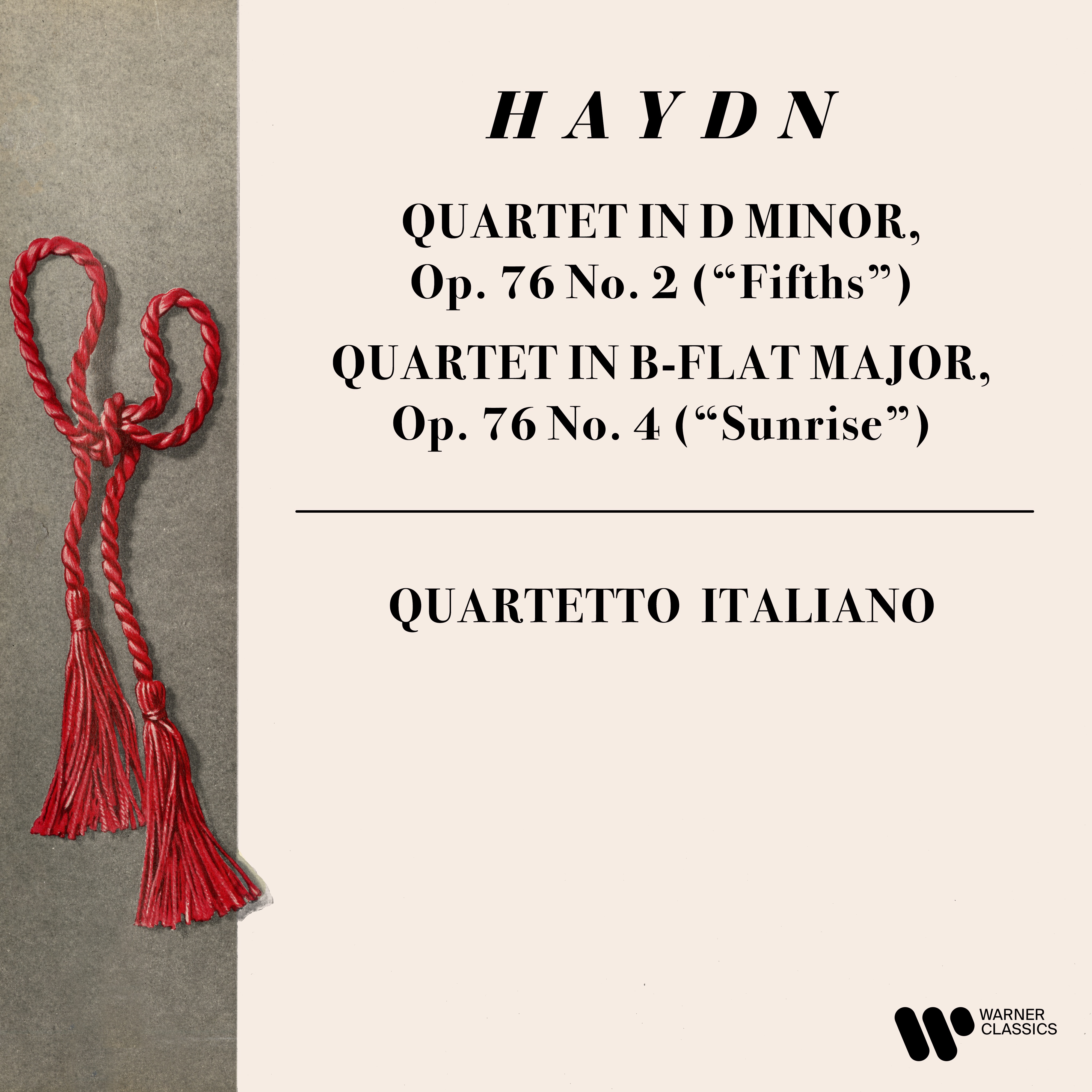 Haydn: String Quartets, Op. 76 Nos. 2 "Fifths" & 4 "Sunrise" album cover