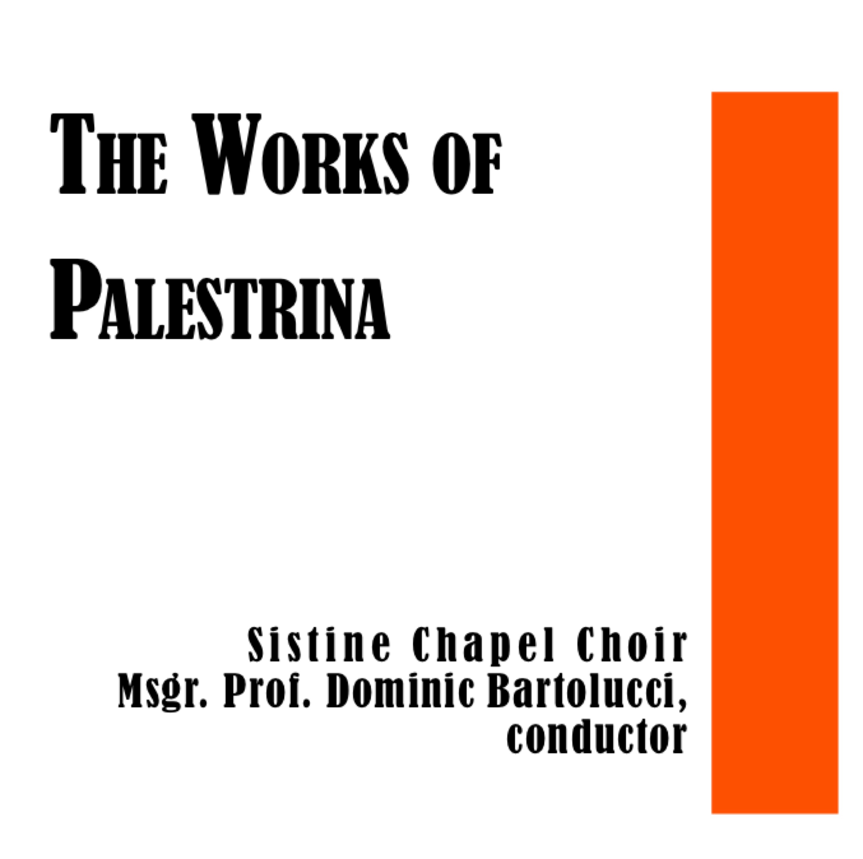 Works of Palestrina album cover