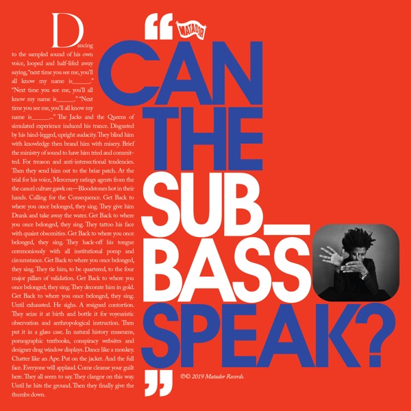 Can the Sub_Bass Speak? - Single album cover