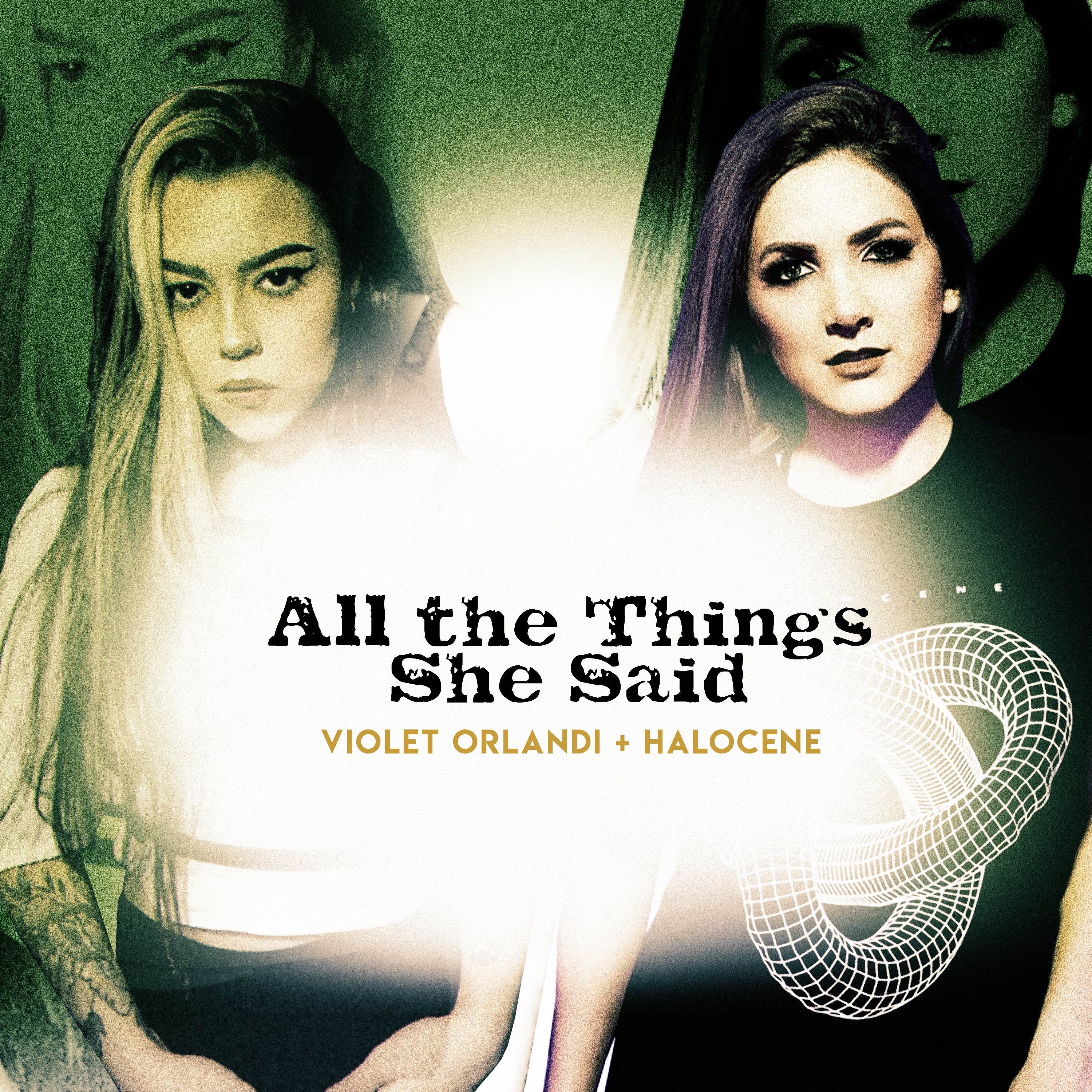 All the Things She Said - Single album cover