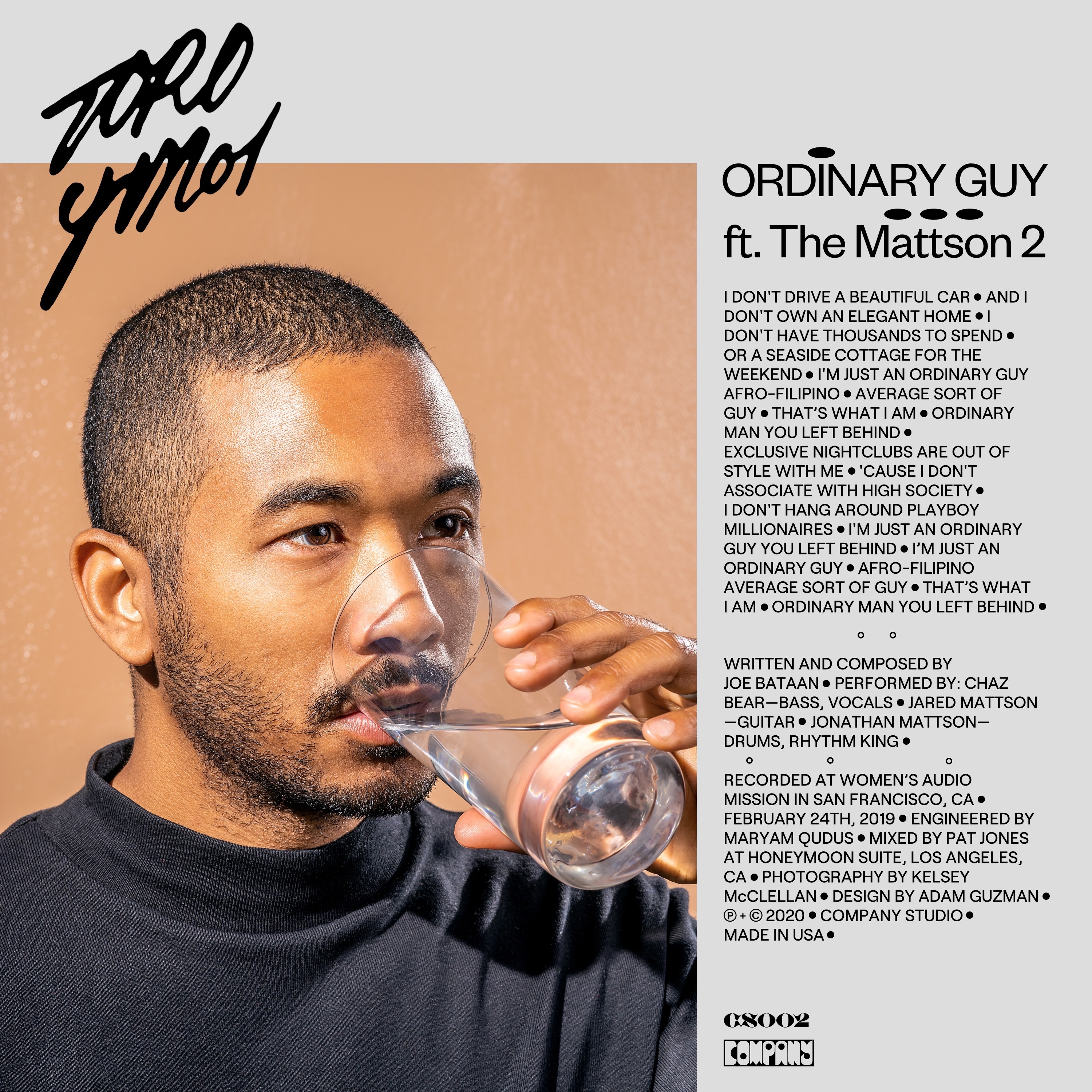 Ordinary Guy (feat. The Mattson 2) - Single album cover