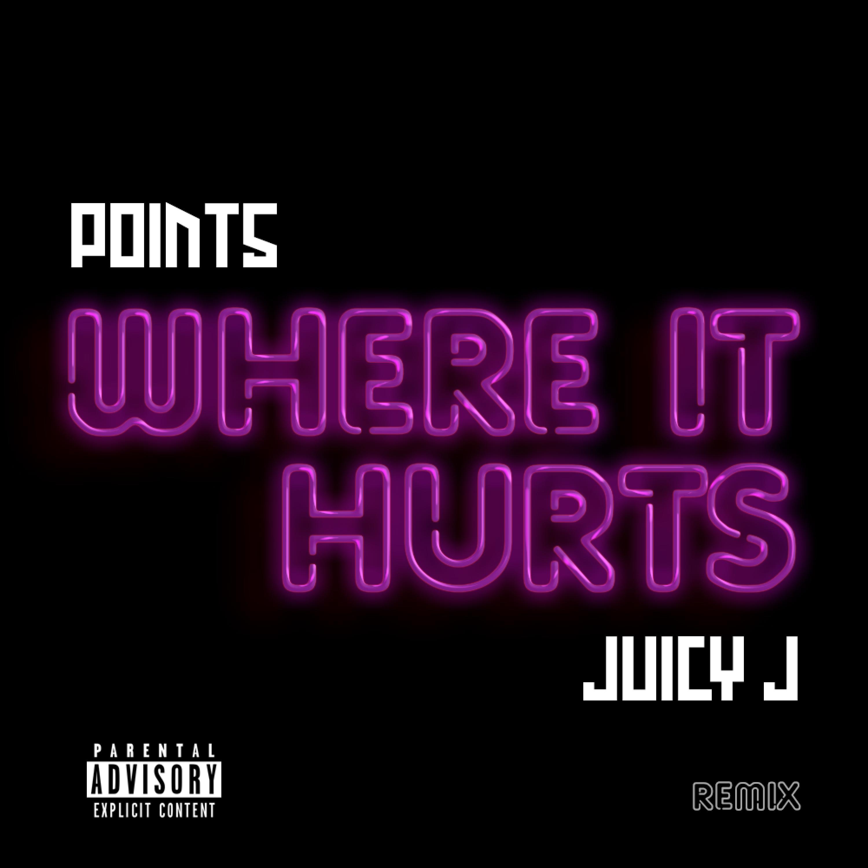 Where It Hurts (feat. Juicy J) [Remix] [Remix] - Single album cover