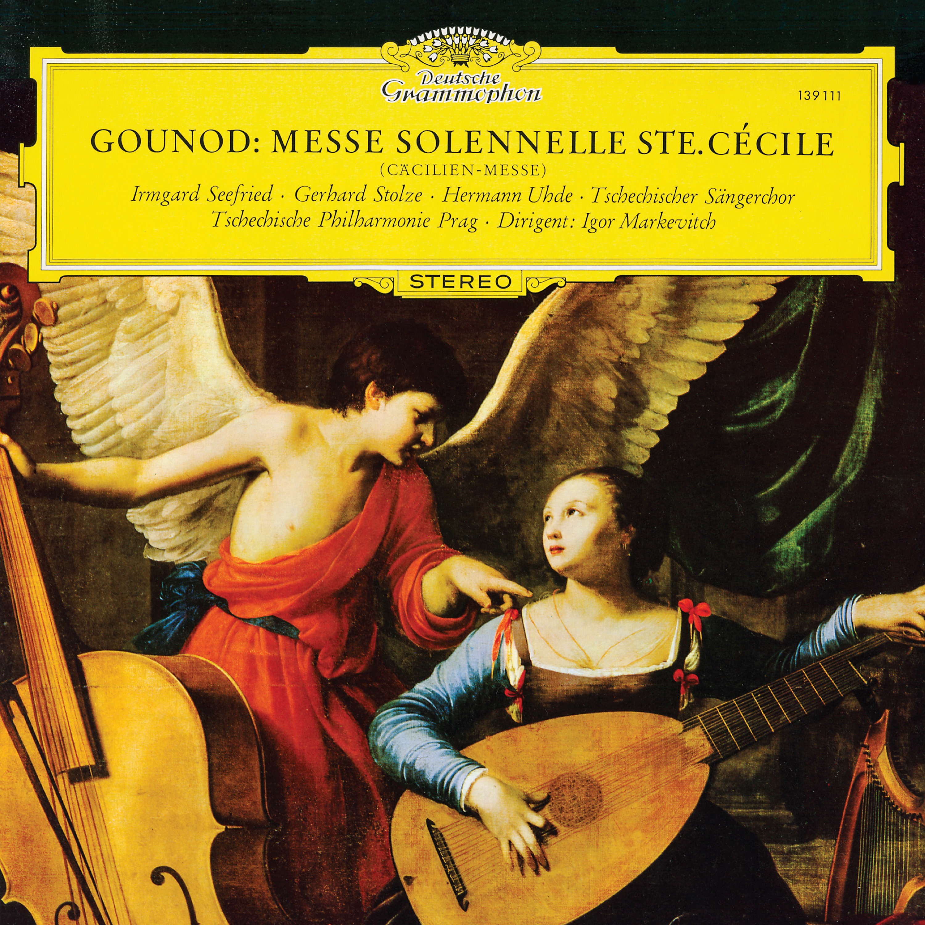 Gounod: Messe solennelle de Sainte Cécile; An Interview with Igor Markevitch (Igor Markevitch – The  album cover