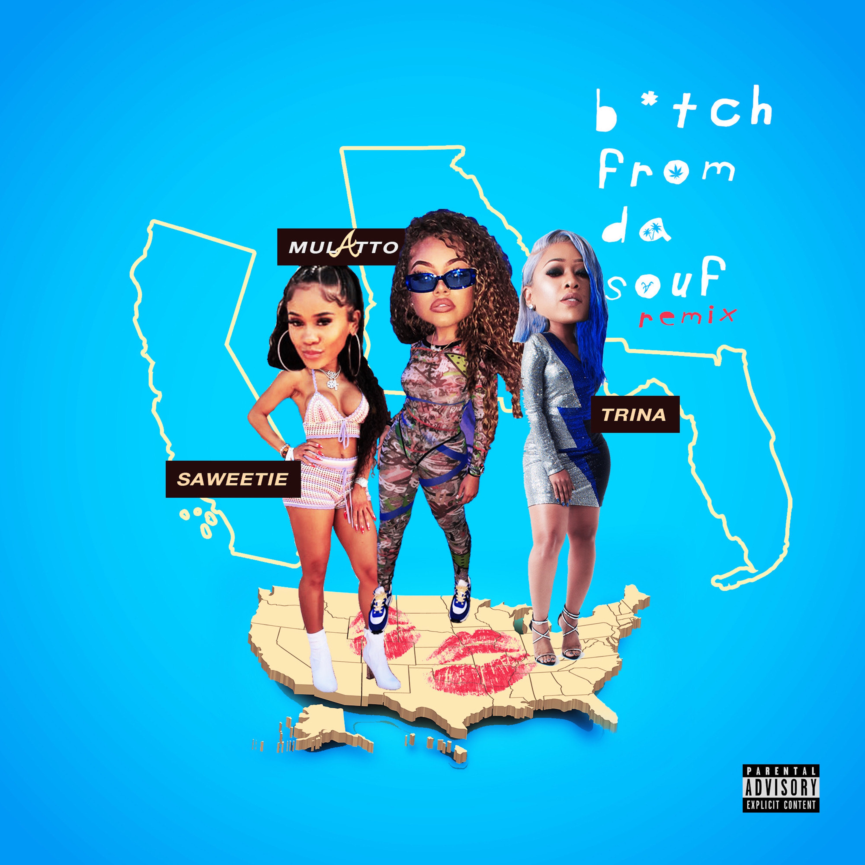 B*tch from Da Souf (Remix) - Single album cover