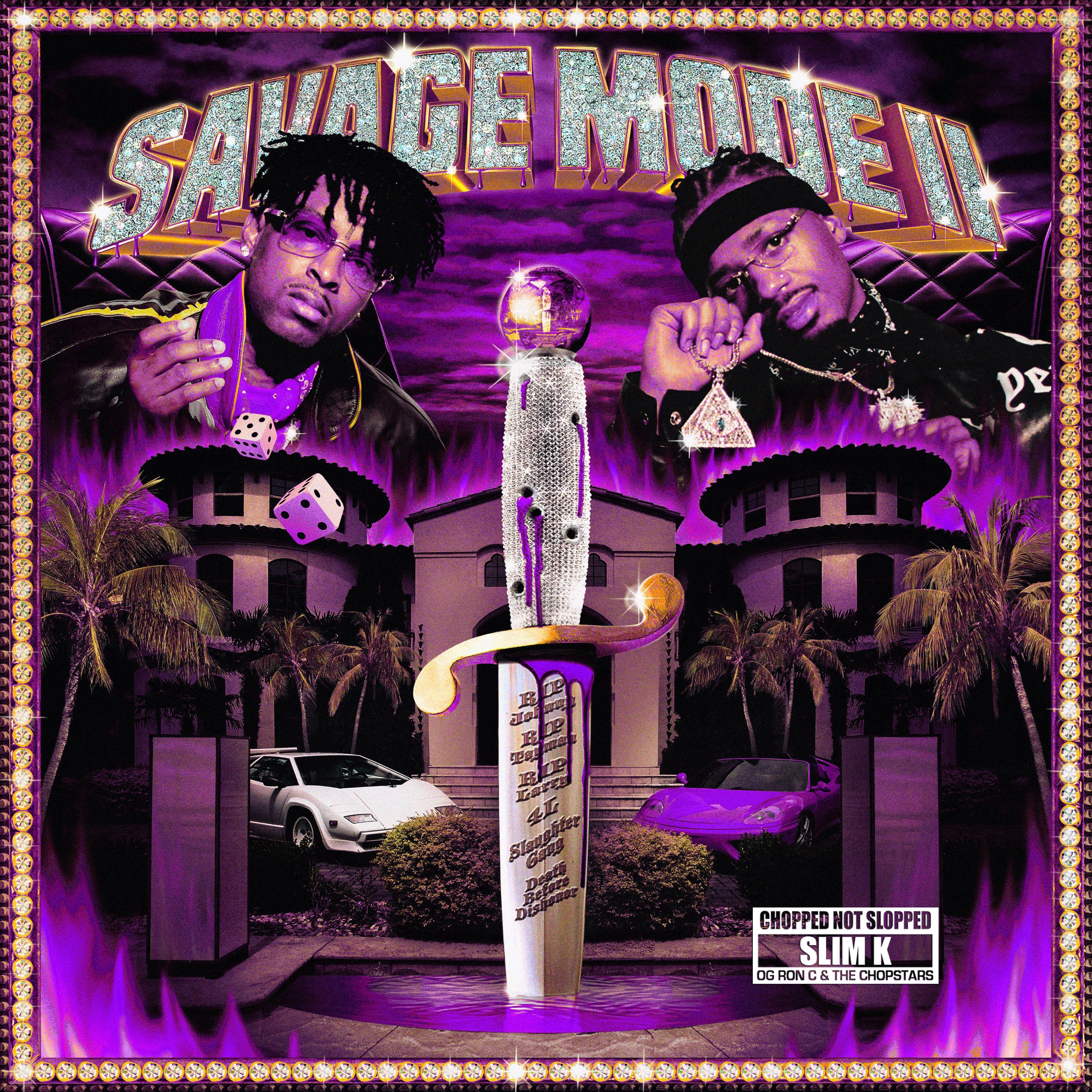 SAVAGE MODE II [CHOPPED NOT SLOPPED] album cover