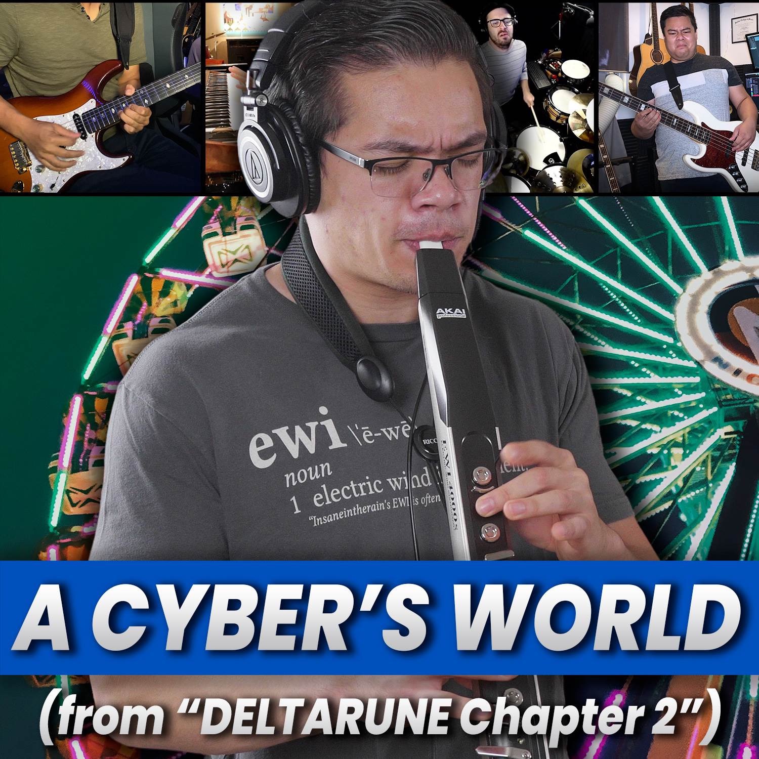 A Cyber's World (From "Deltarune Chapter 2") [feat. Josh Vasquez, 88bit, Nico Mendoza & Dom Palombi] album cover