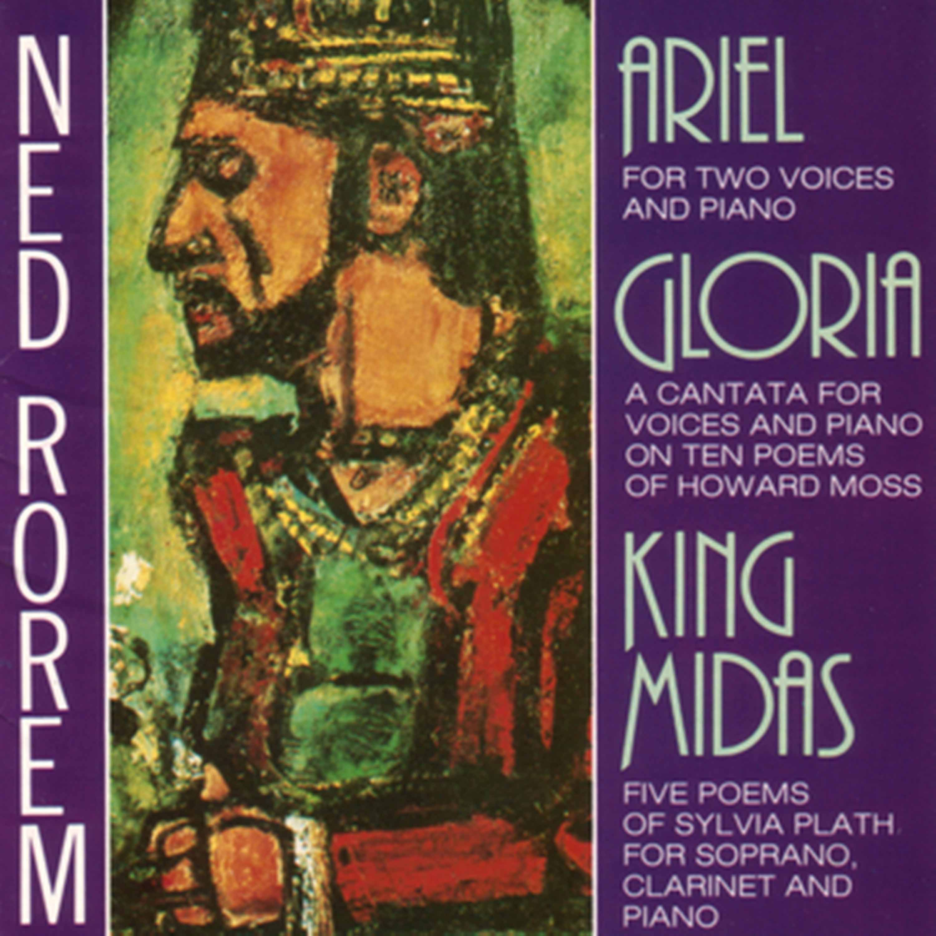 Rorem: Ariel, Gloria, & King Midas album cover