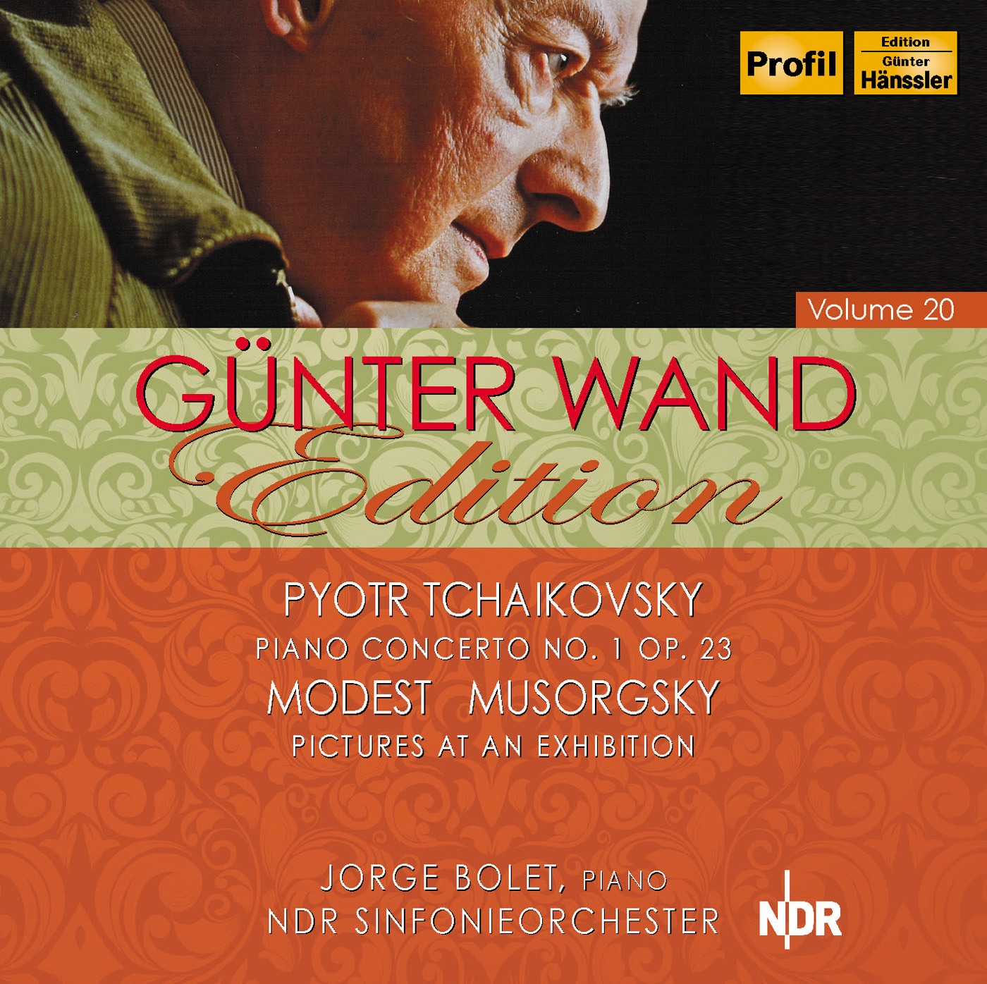 Tchaikovsky: Piano Concerto No. 1 - Mussorgsky: Pictures at an Exhibition (Wand Edition, Vol. 20) album cover