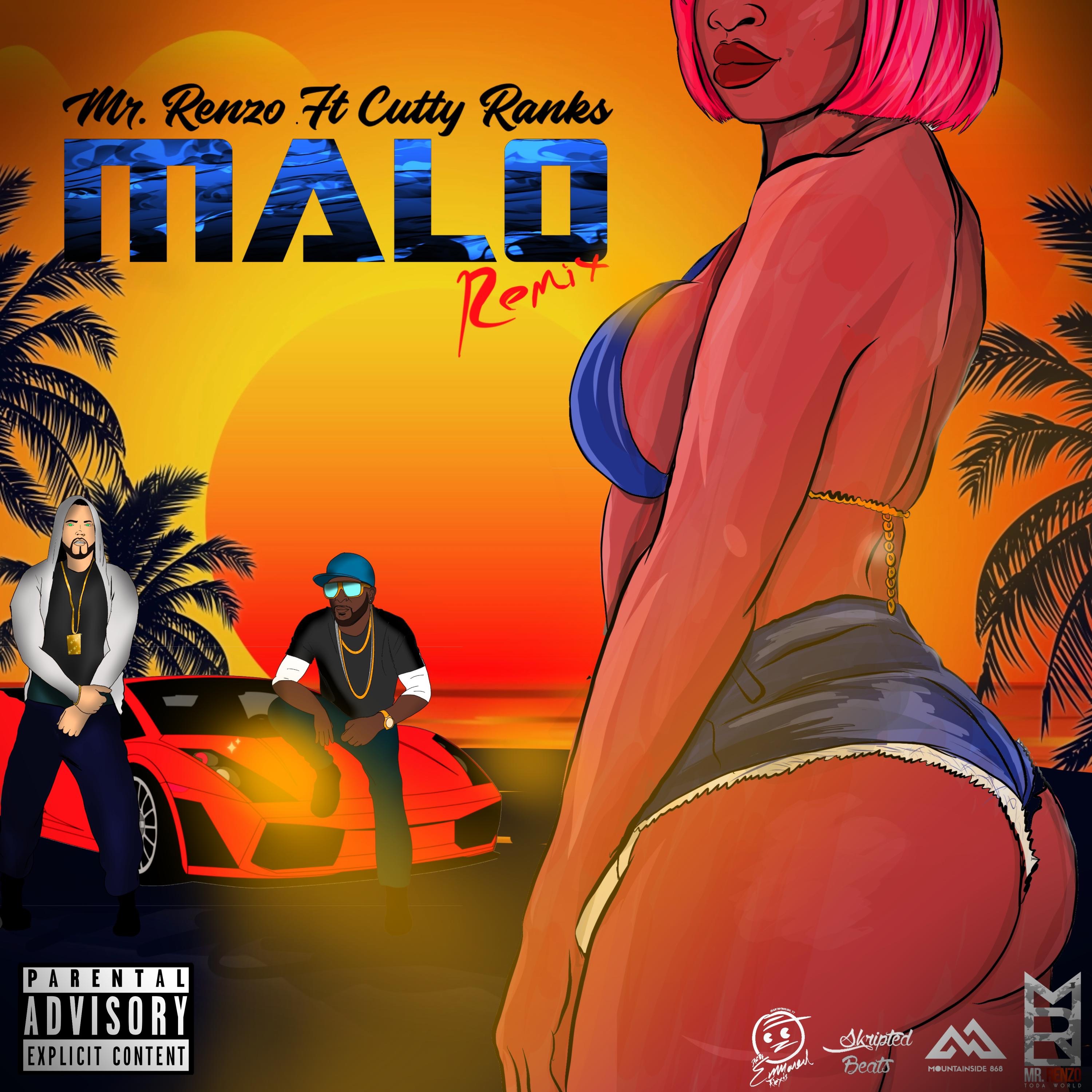 Malo (feat. Cutty Ranks) [Remix] [Remix] - Single album cover