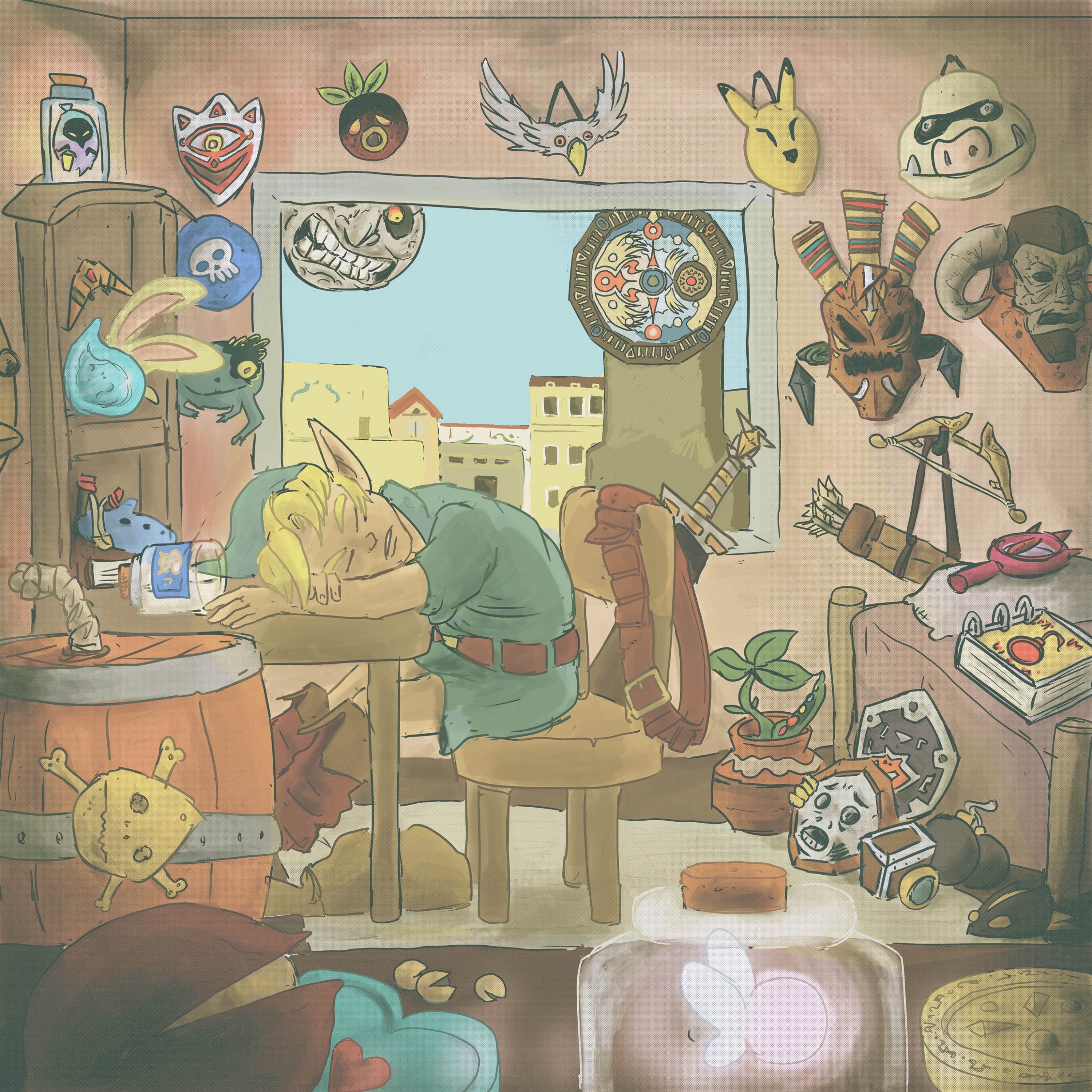 Zelda and Sleep III: Instrumentals from Majora's Mask album cover