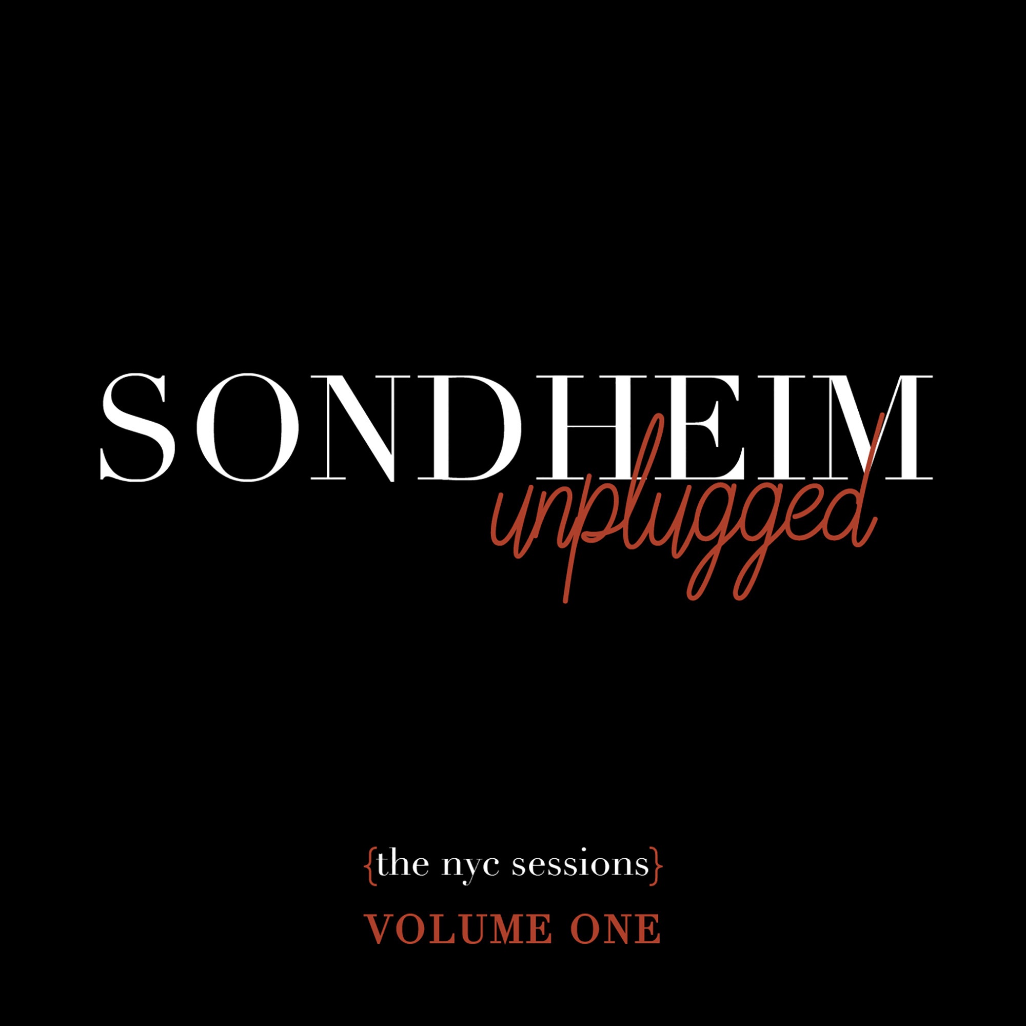 Sondheim Unplugged (The NYC Sessions), Vol. 1 album cover