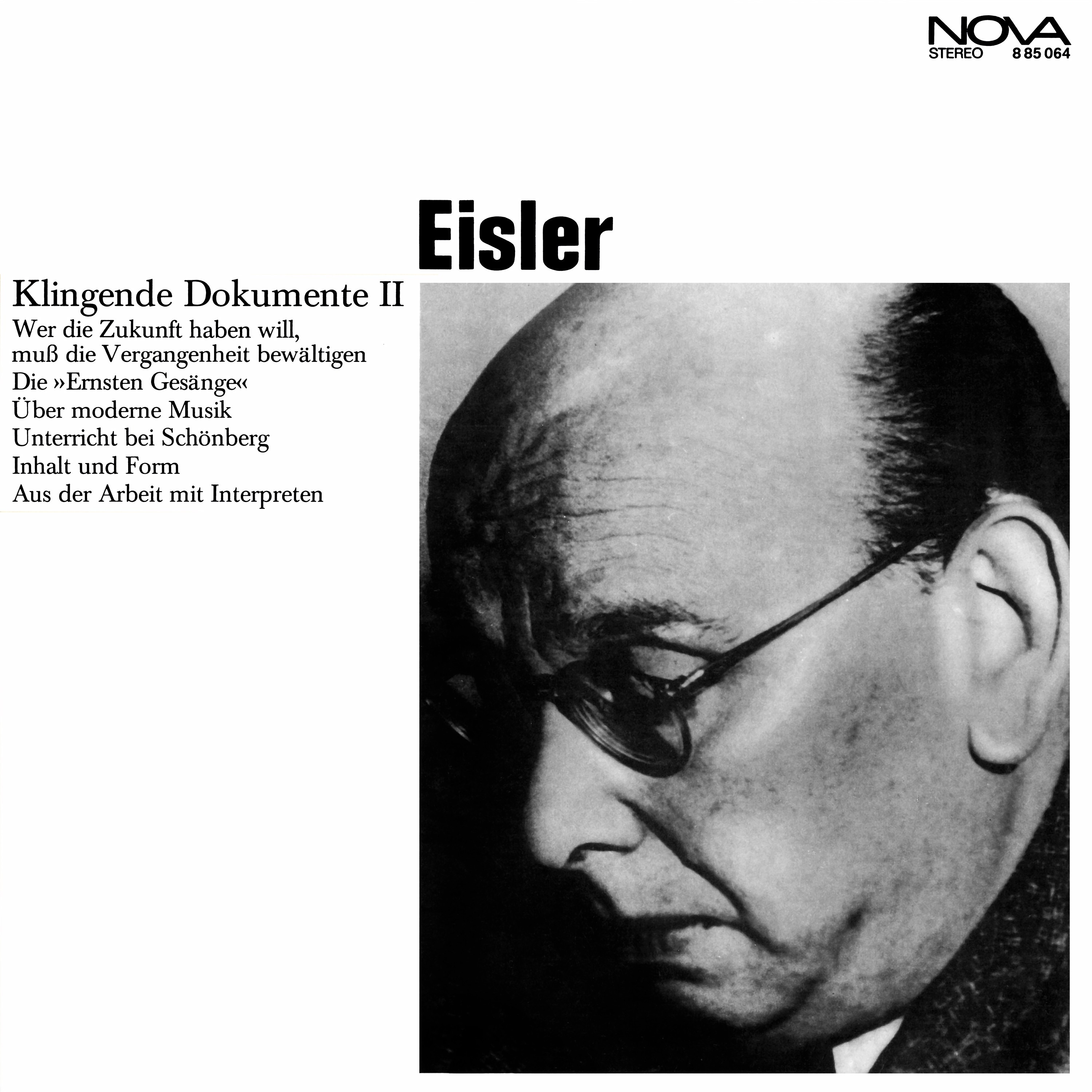 Eisler: Klingende Dokumente II album cover