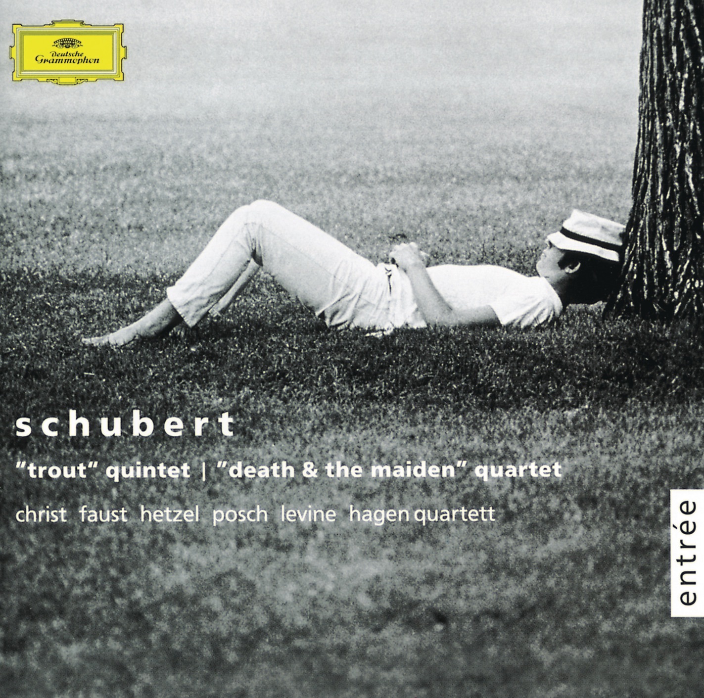 Schubert: "Forellenquintett", Streichquartett "Der Tod und das Mädchen" album cover