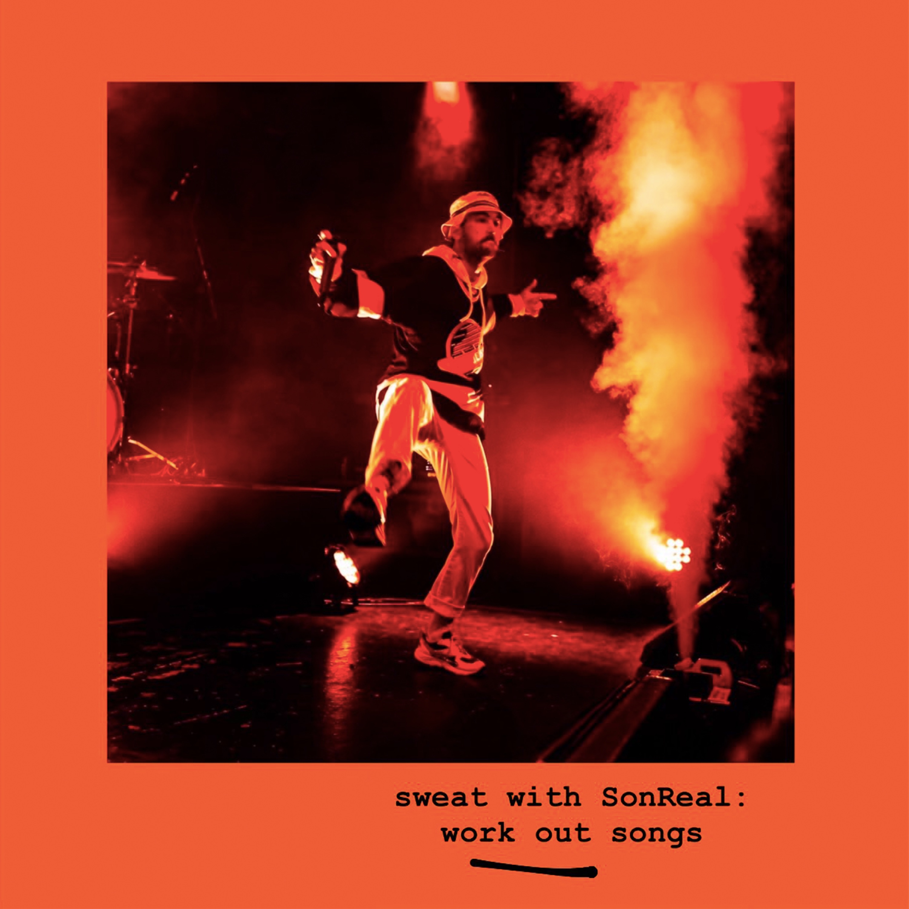 sweat with SonReal: work out songs - EP album cover