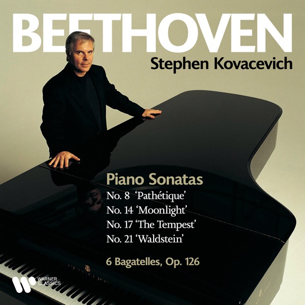 Beethoven: Piano Sonatas Nos. 8 "Pathétique", 14 "Moonlight", 17 "The Tempest", 21 "Waldstein" & Bag album cover