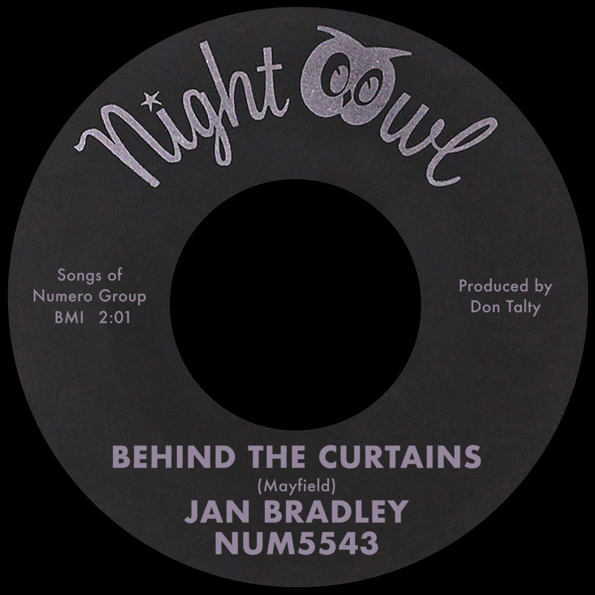 Behind the Curtains b/w Pack My Things (And Go) - Single album cover