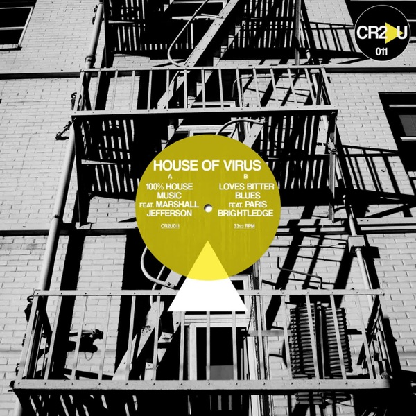 100% House Music/Loves Bitter Blues (feat. Marshall Jefferson & Paris Brightledge) - Single album cover