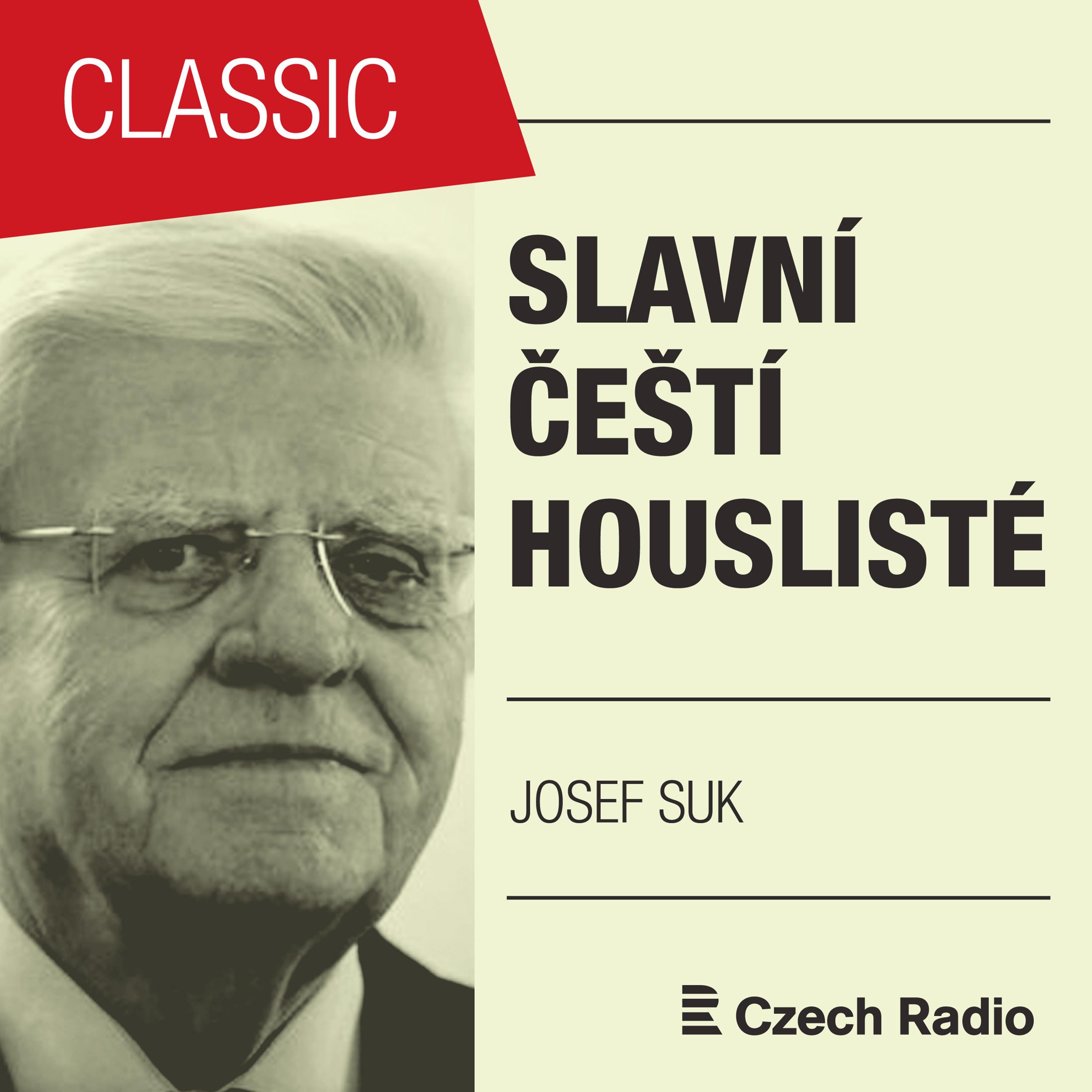 Slavní čeští houslisté: Josef Suk album cover