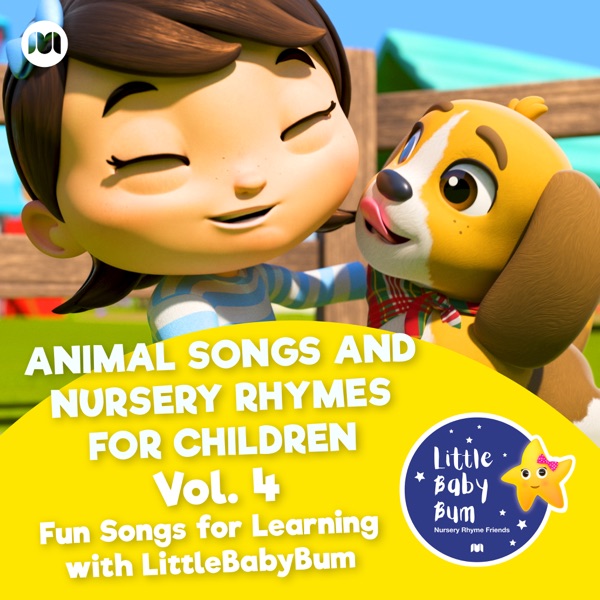Animal Songs and Nursery Rhymes for Children, Vol. 4 - Fun Songs for Learning with LittleBabyBum album cover