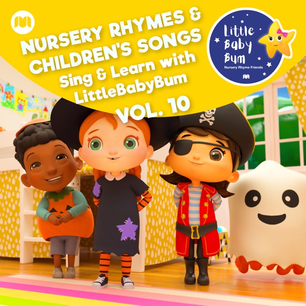 Nursery Rhymes & Children's Songs, Vol. 10 (Sing & Learn with LittleBabyBum) album cover
