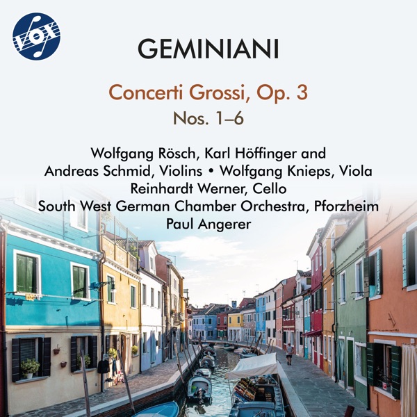 Geminiani: Concerto Grosso, Op. 3 album cover