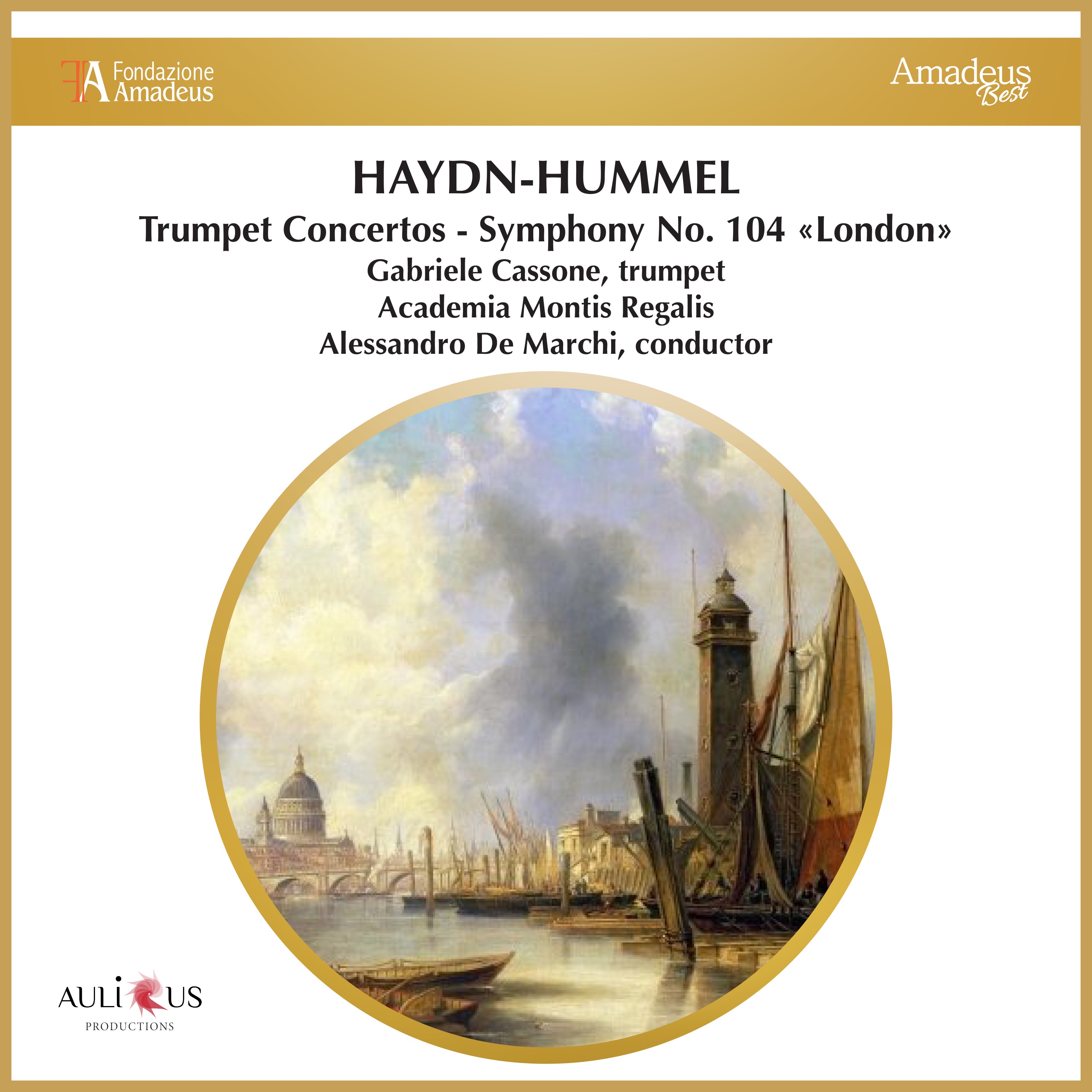 Haydn: Trumpet Concerto, Symphony No. 104 "London" - Hummel: Trumpet Concerto album cover