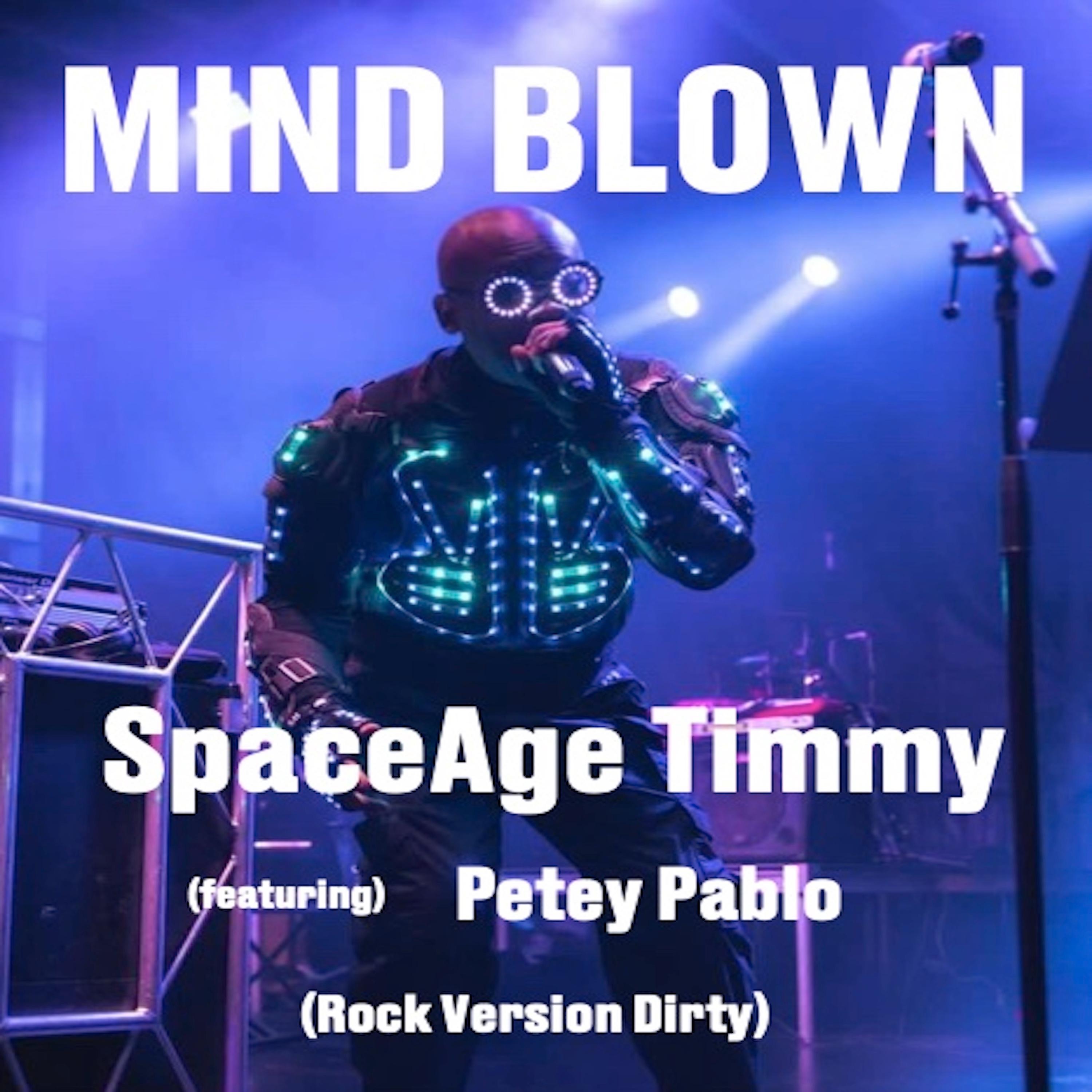 MIND BLOWN (feat. Petey Pablo) [ROCK VERSION] - Single album cover