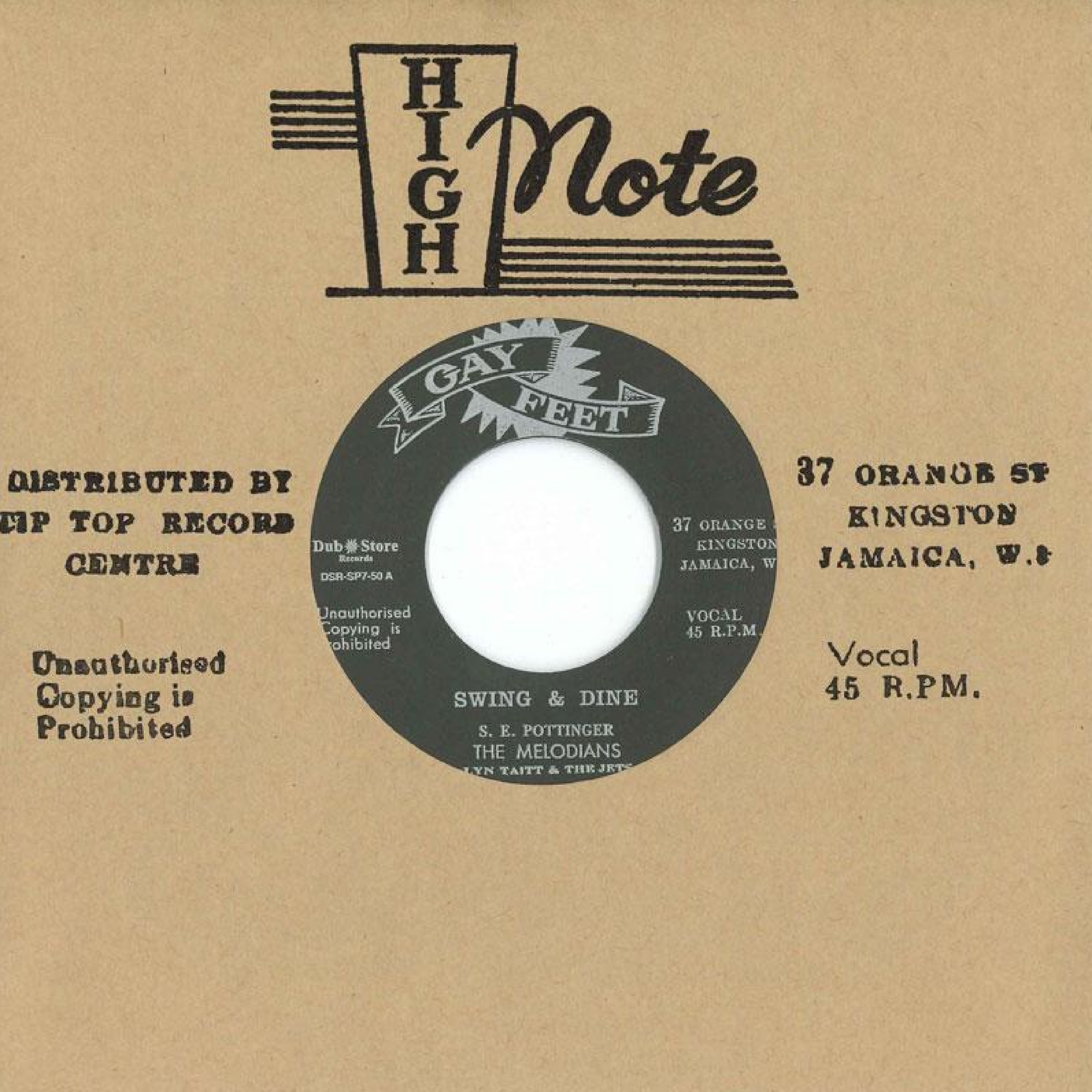 Swing & Dine / I Could Be a King - Single album cover