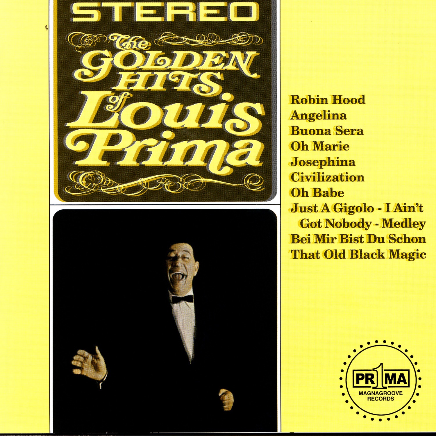 The Golden Hits of Louis Prima (feat. Gia Maione & Sam Butera & the Witnesses) album cover