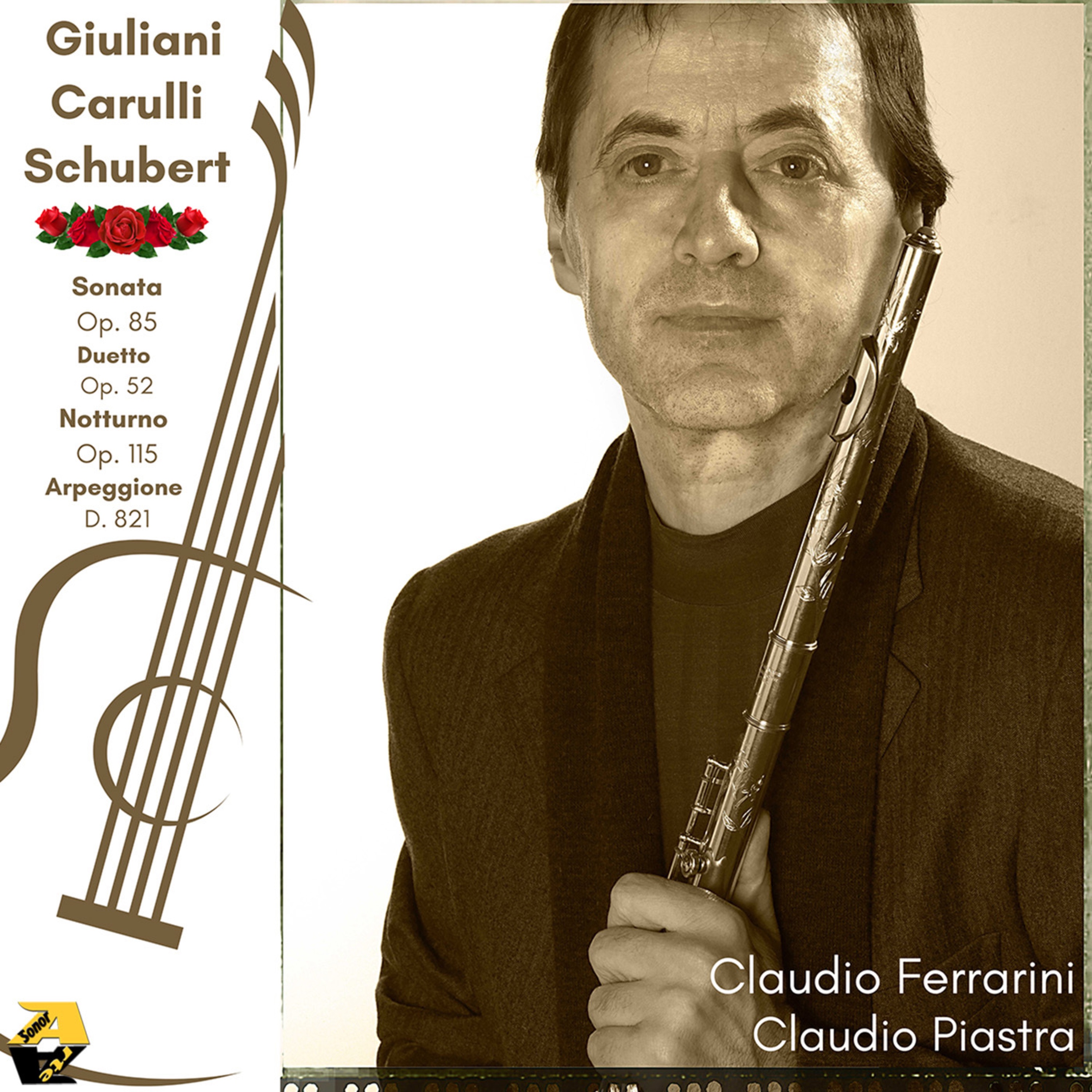 M. Giuliani, F. Carulli, F. Schubert: Sonata e Duetto, Notturno, Arpeggione album cover