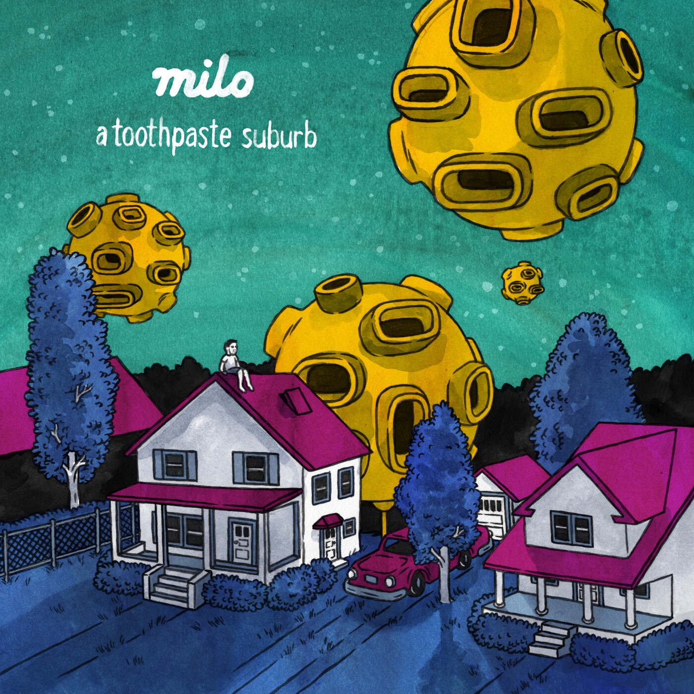 a toothpaste suburb album cover