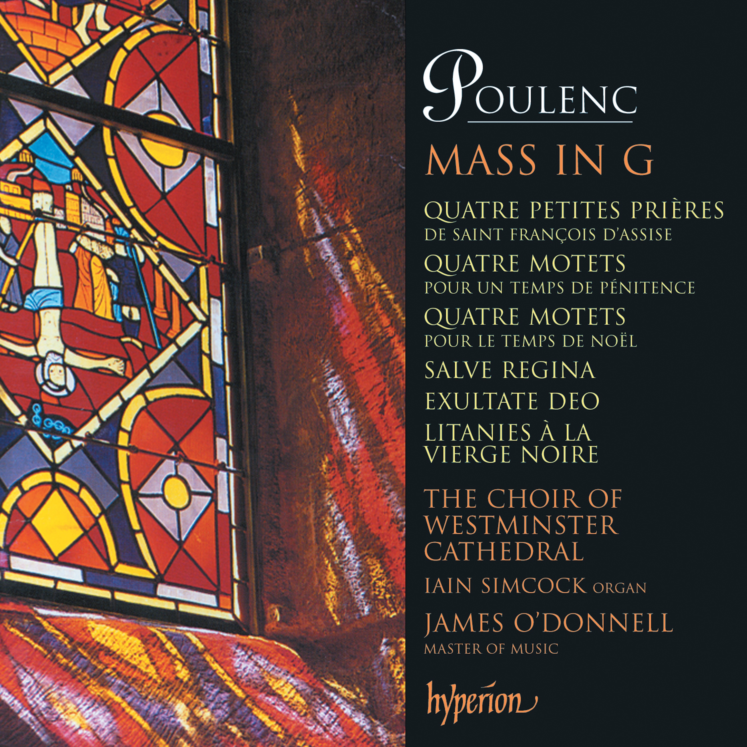 Poulenc: Mass in G; Motets for Christmas & Lent etc. album cover