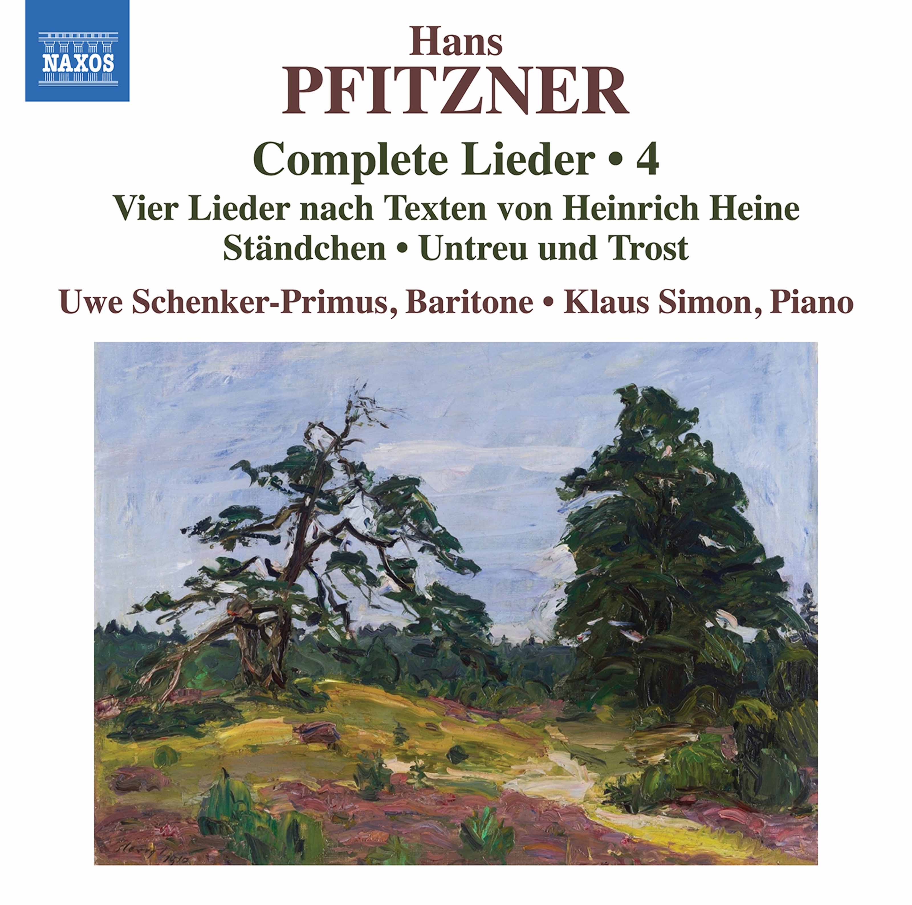 Pfitzner: Complete Lieder, Vol. 4 album cover