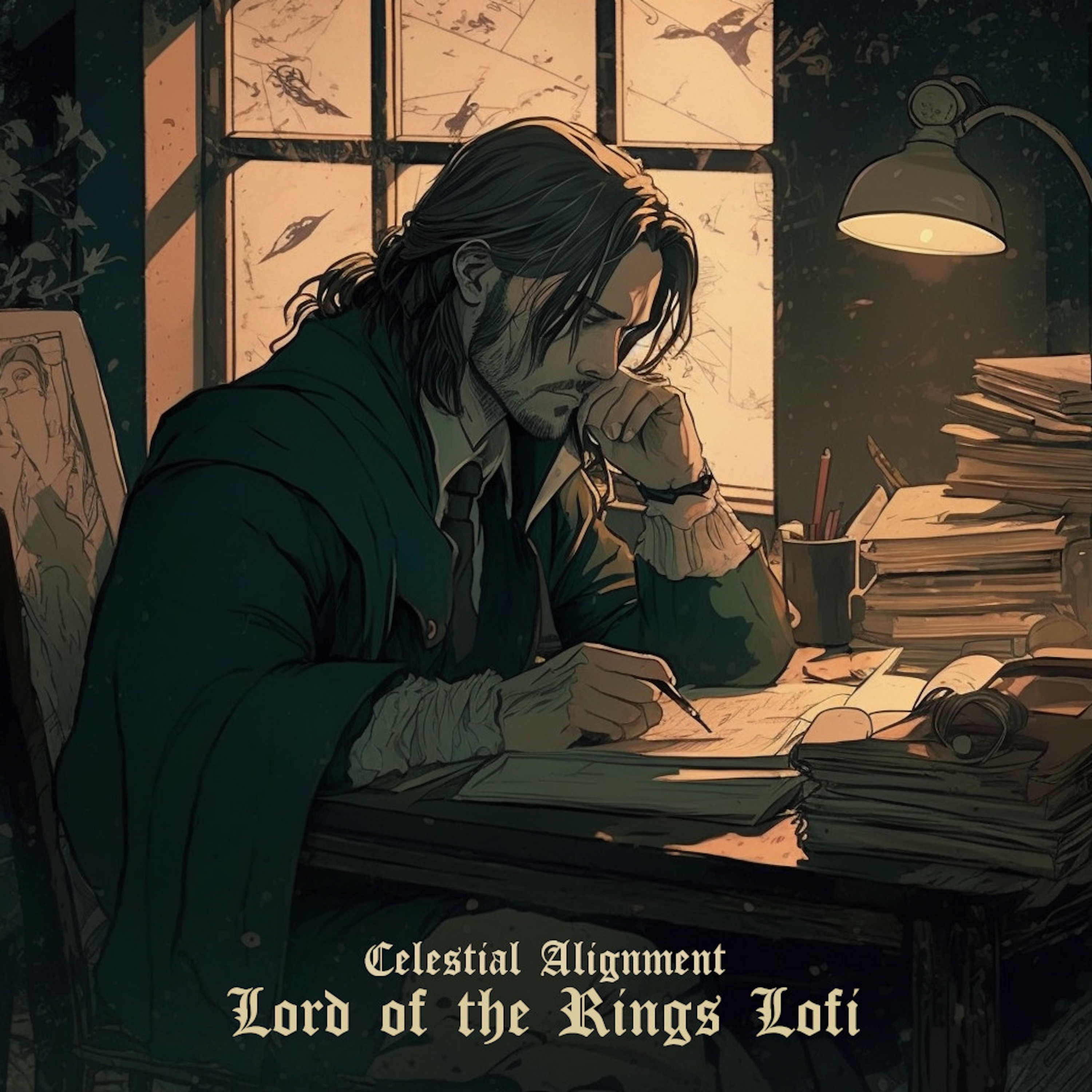 Lord of the Rings Lofi album cover
