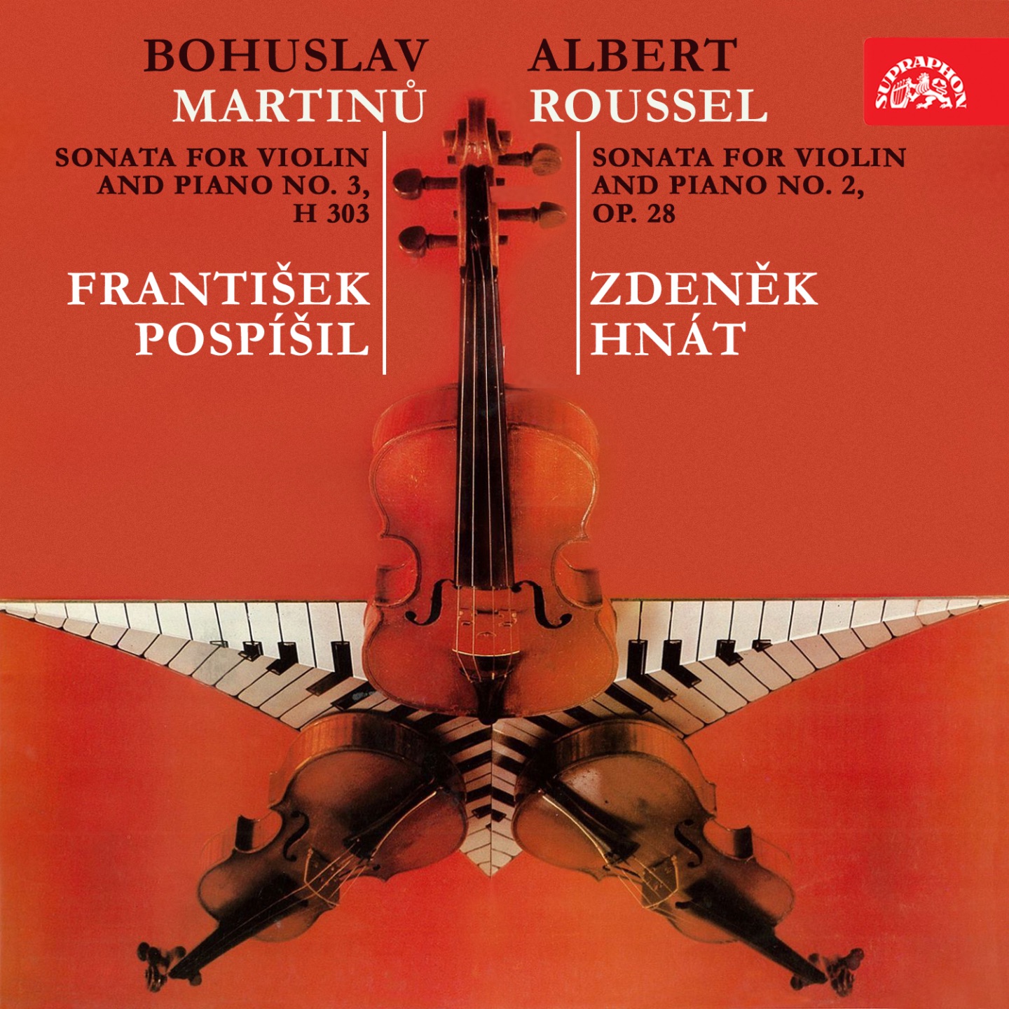 Roussel: Sonata for Violin and Piano No. 2, Op. 28 - Martinů: Sonata for Violin and Piano No. 3, H.  album cover
