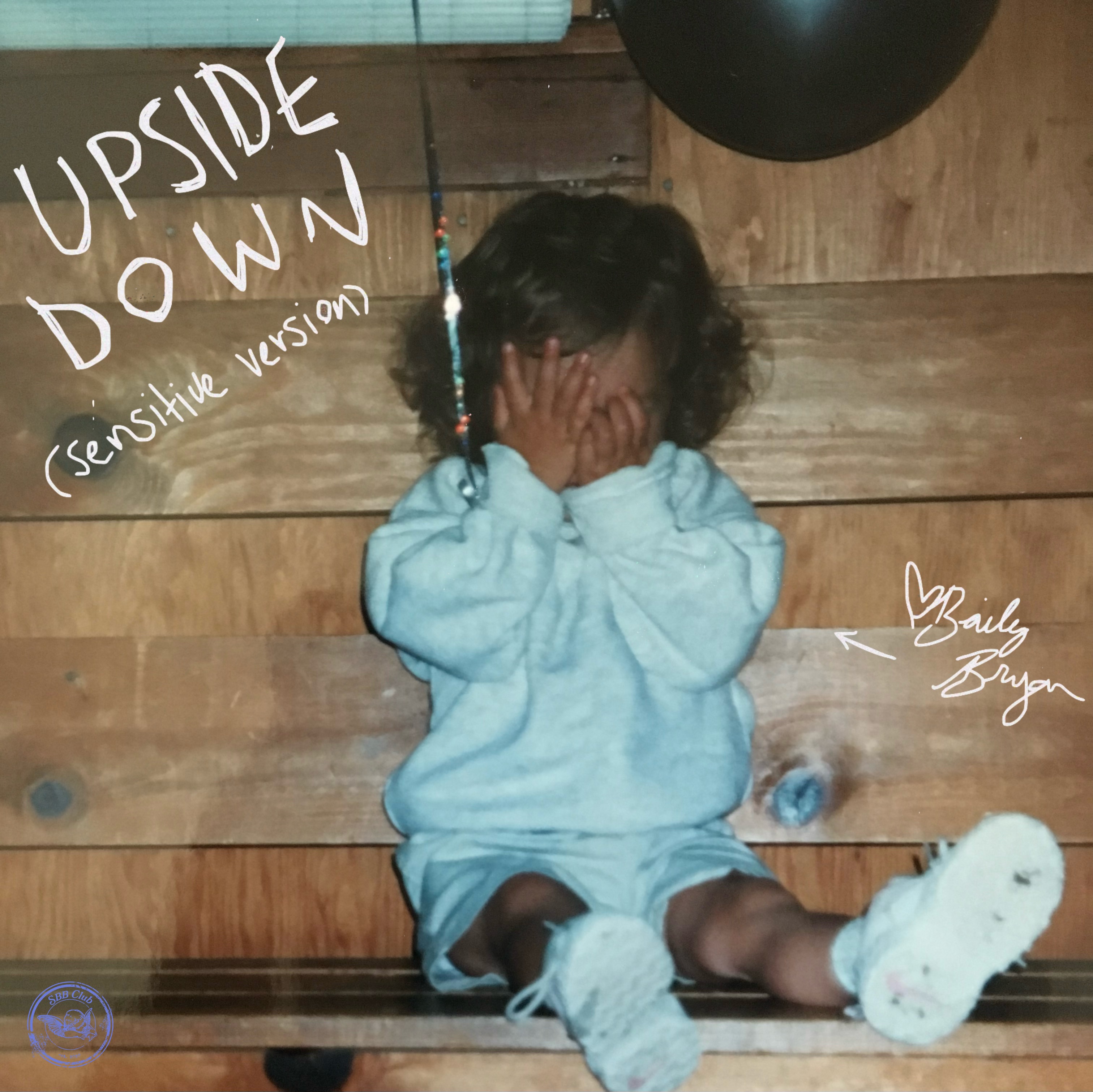 upside down (sensitive version) - Single album cover