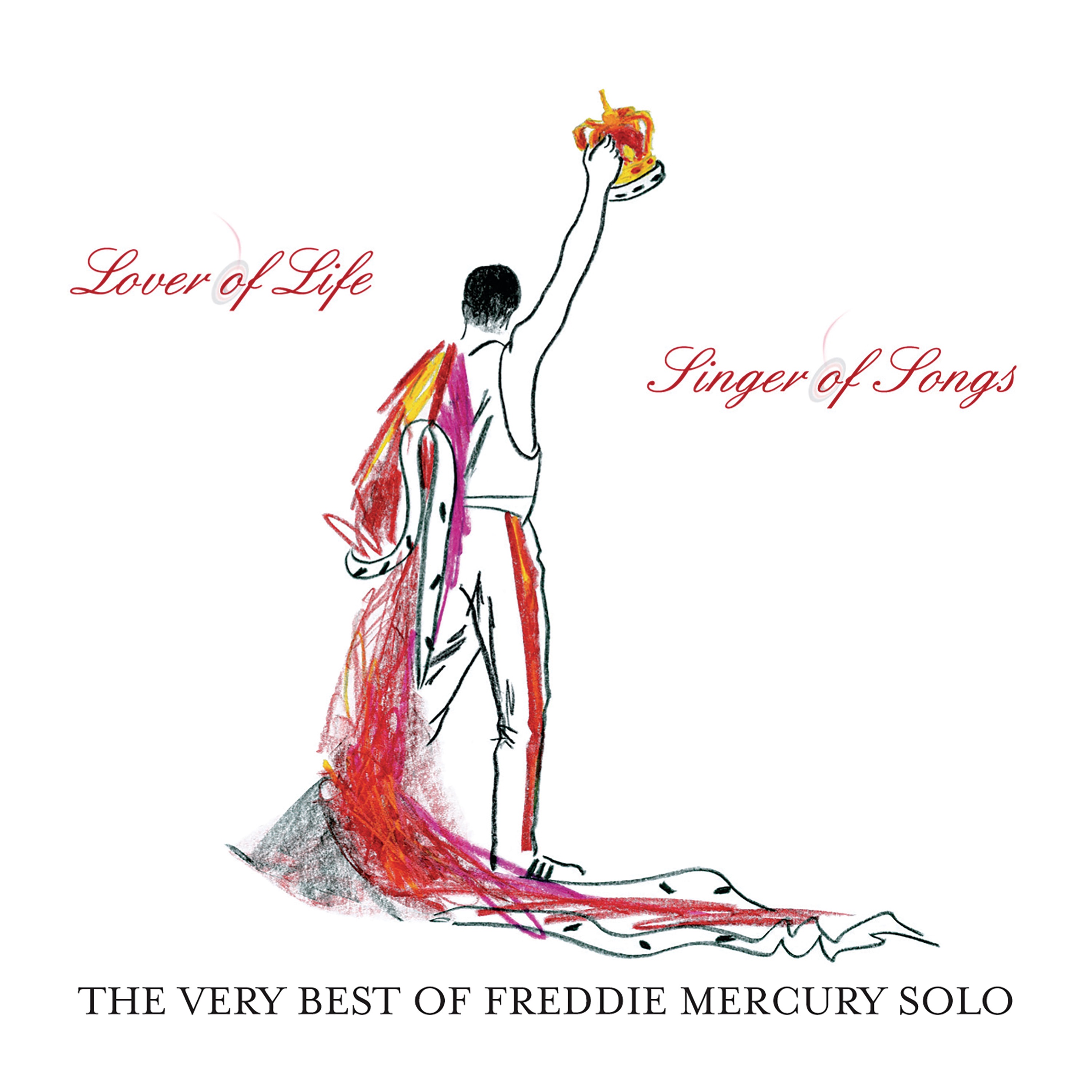 The Very Best of Freddie Mercury Solo: Lover of Life, Singer of Songs album cover