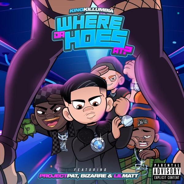 Where da Hoes At? (feat. Project Pat, Bizarre & Lil Matt) - Single album cover