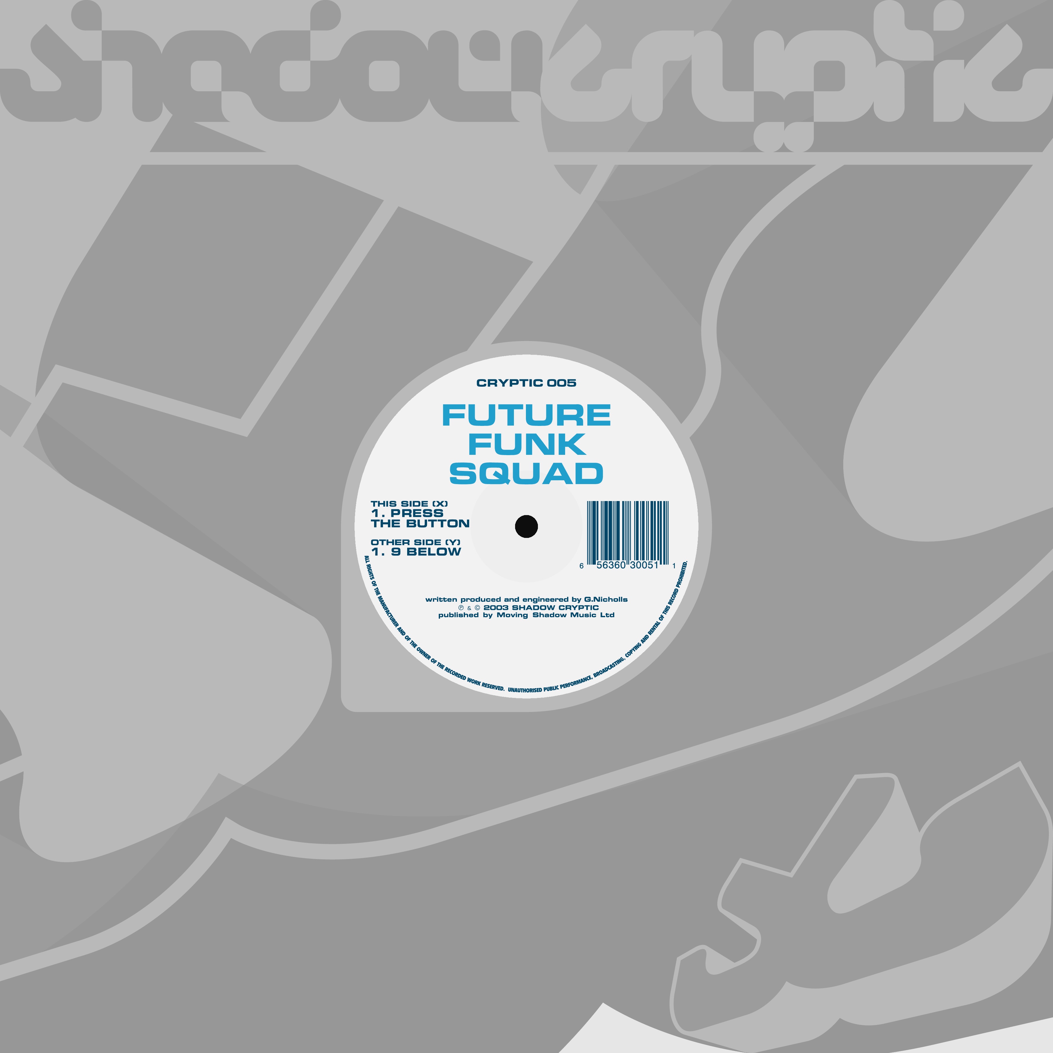 Press the Button / 9 Below - EP album cover