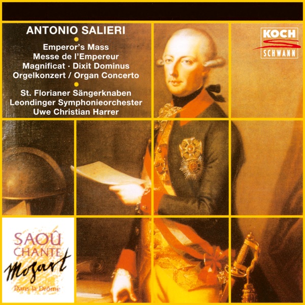 Salieri: Mass No. 1 in D Major "Emperor Mass"; Organ Concert in C Major, Dixit Dominus; Magnificat i album cover
