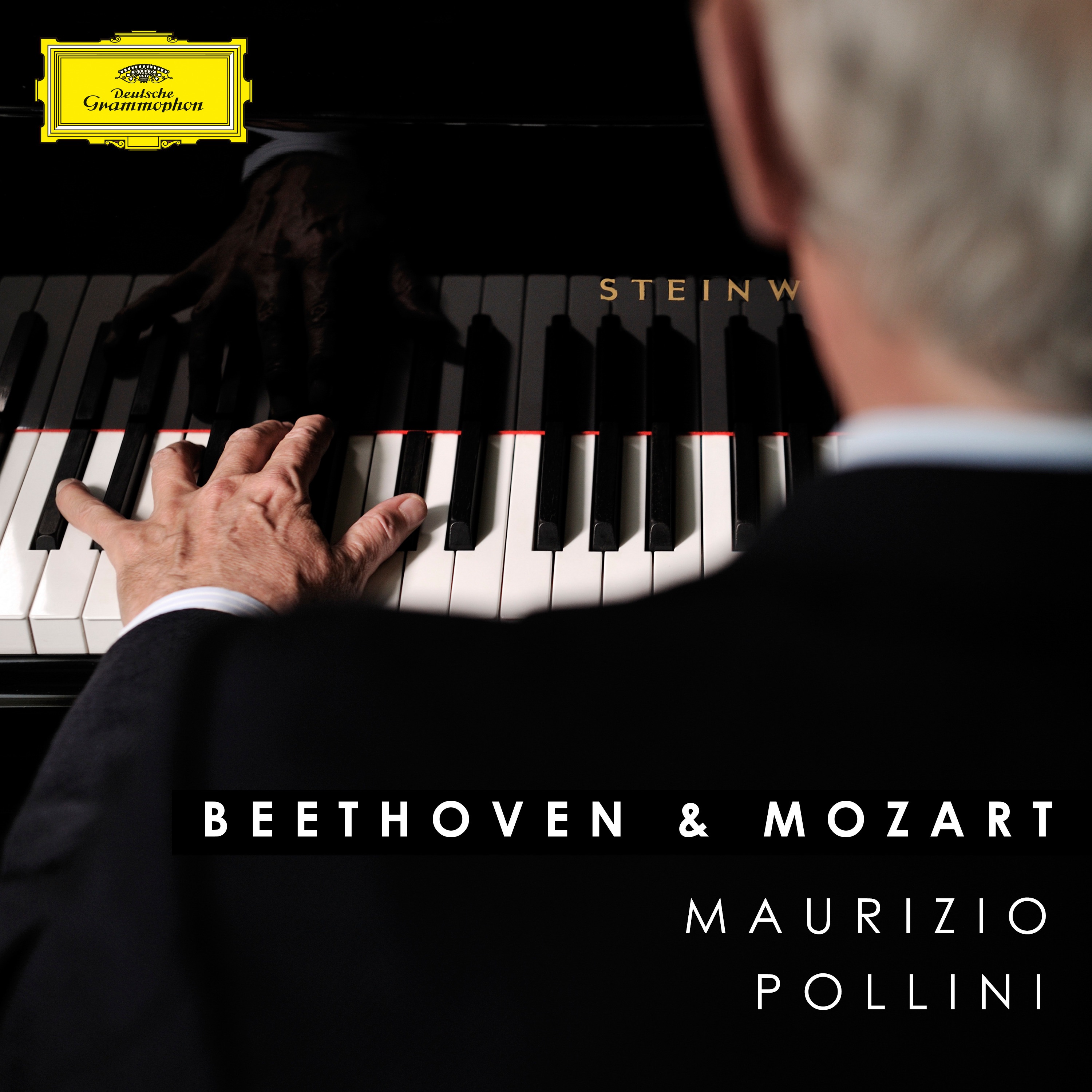 Pollini plays Beethoven & Mozart album cover