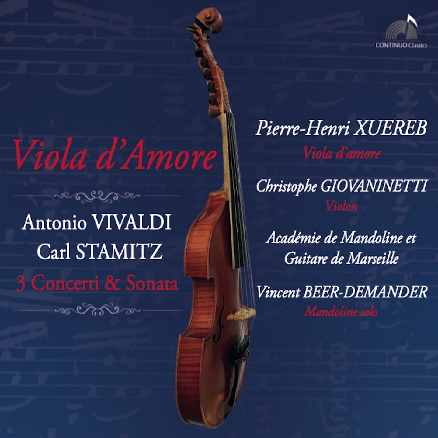 Viola d'Amore (3 concerti & sonata) album cover