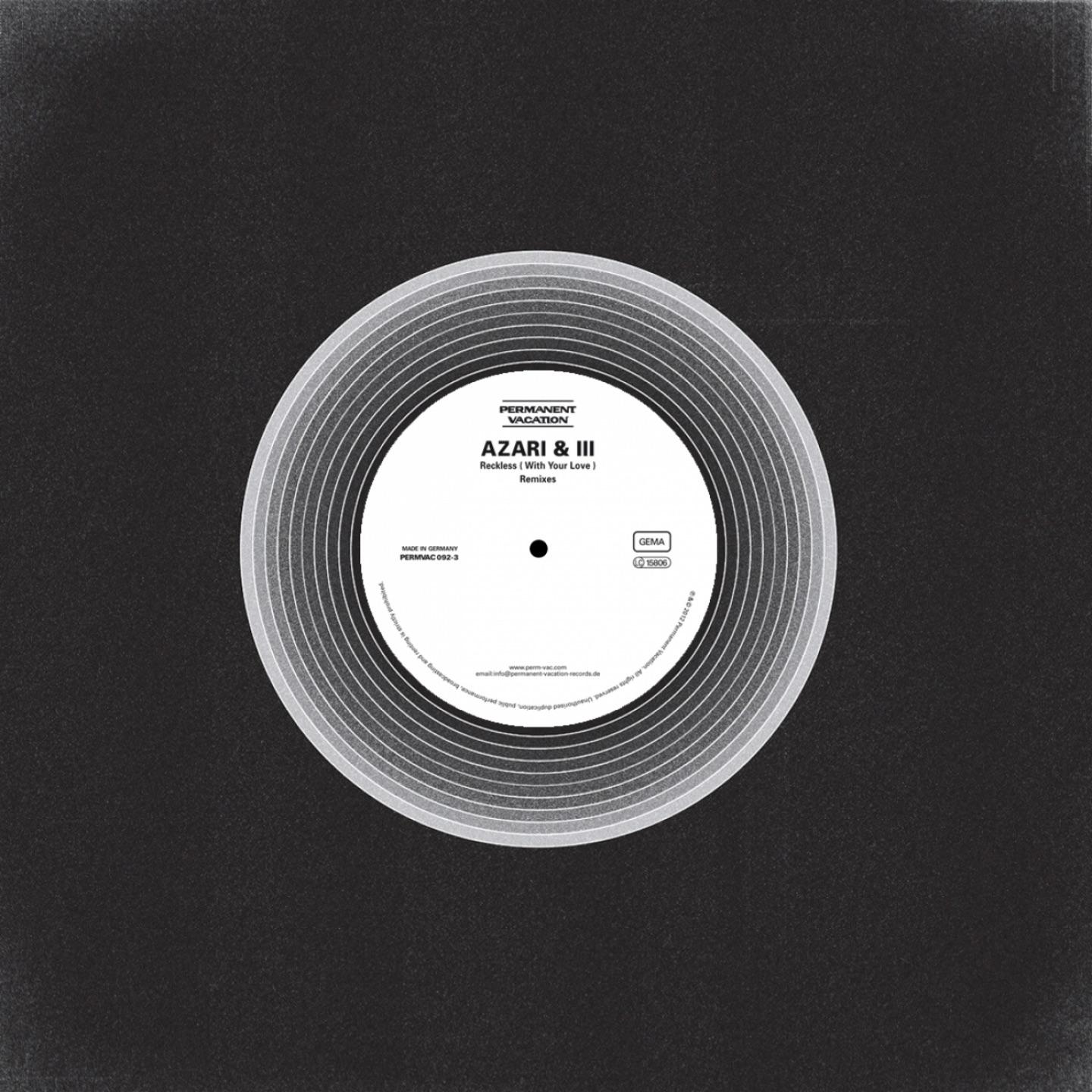 Reckless (With Your Love) [Remixes] album cover