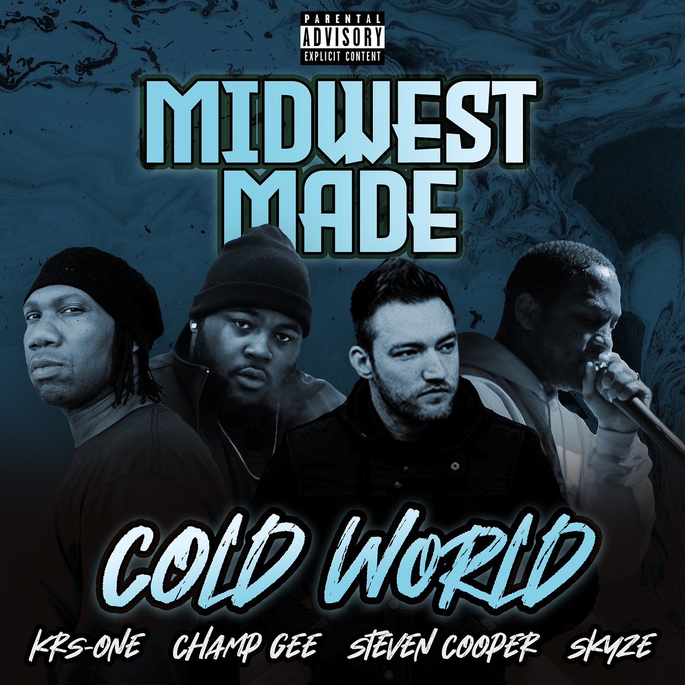 Cold World - Single (feat. KRS-One, Champ Gee, Steven Cooper & Skyze) - Single album cover