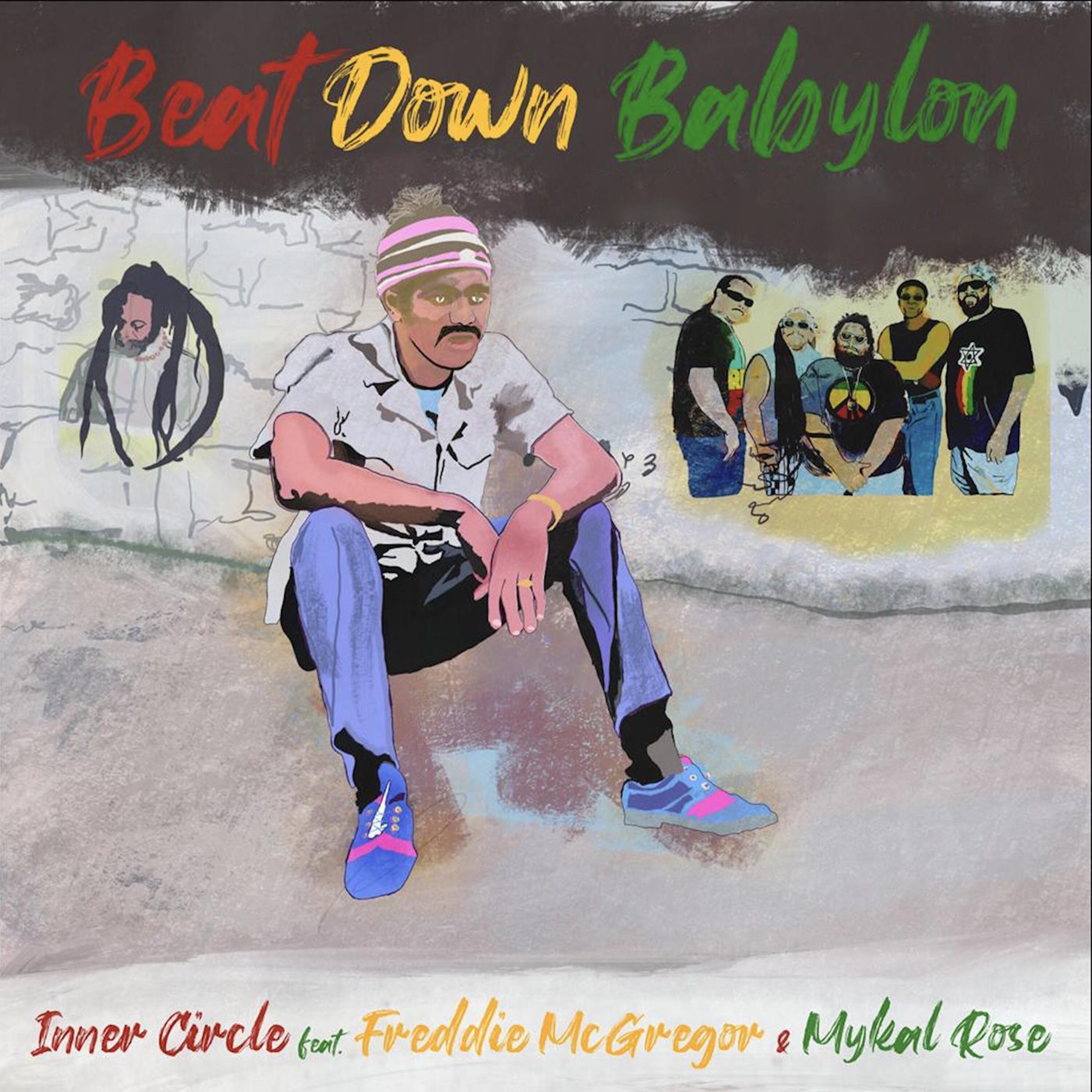 Beat Down Babylon (feat. Freddie McGregor, Mykal Rose) - Single album cover