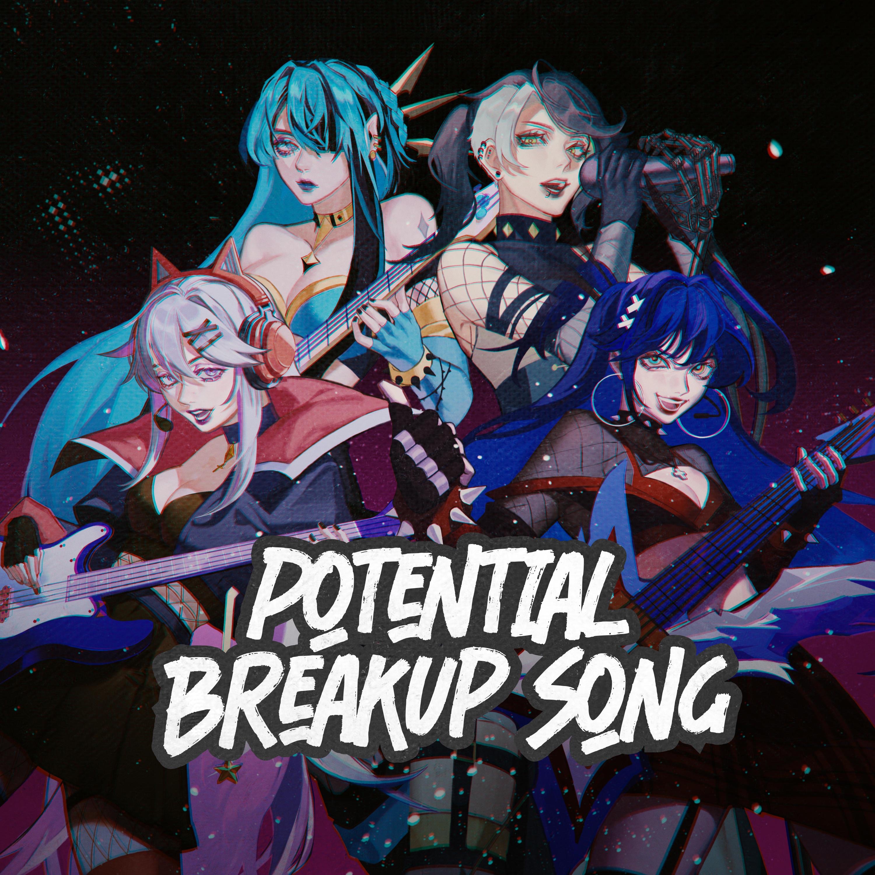 Potential Breakup Song (feat. Derivakat, Yuki, Isa, RiRi & Cartian) [Rock Version] - Single album cover