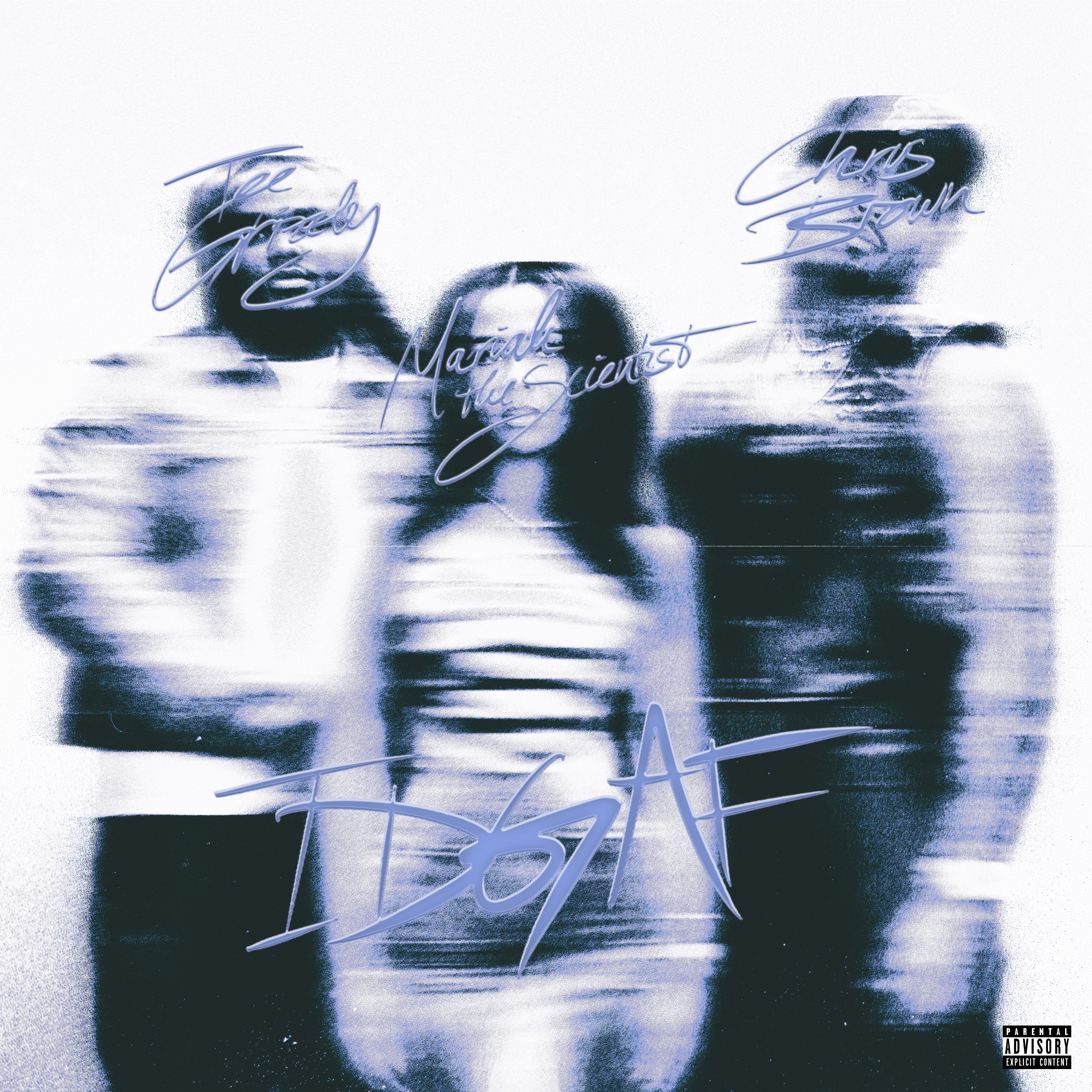 IDGAF (feat. Chris Brown & Mariah the Scientist) [Sped Up & Slowed Down] - Single album cover